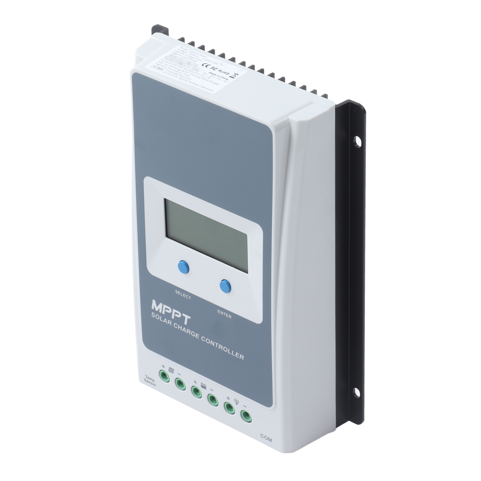 Mppt-solarladeregler 20a 12v 24v Minuspol-geerdeter Regler Für Lithiumbatterien