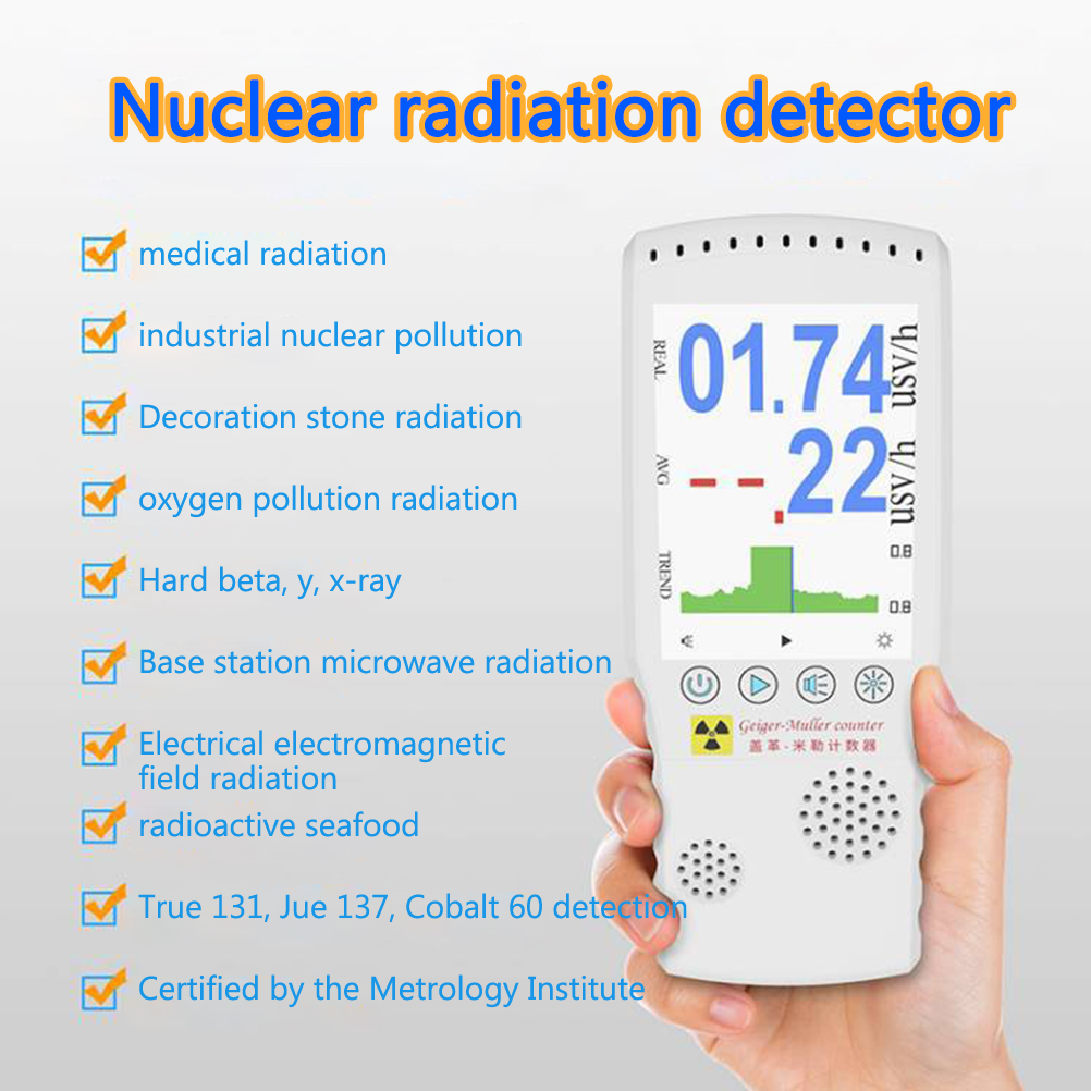 Geigerzähler-kernstrahlungsdetektor, Elektromagnetischer Ionisations-marmordetektor, Professioneller Geigerzähler, Radioaktivitätsdetektor