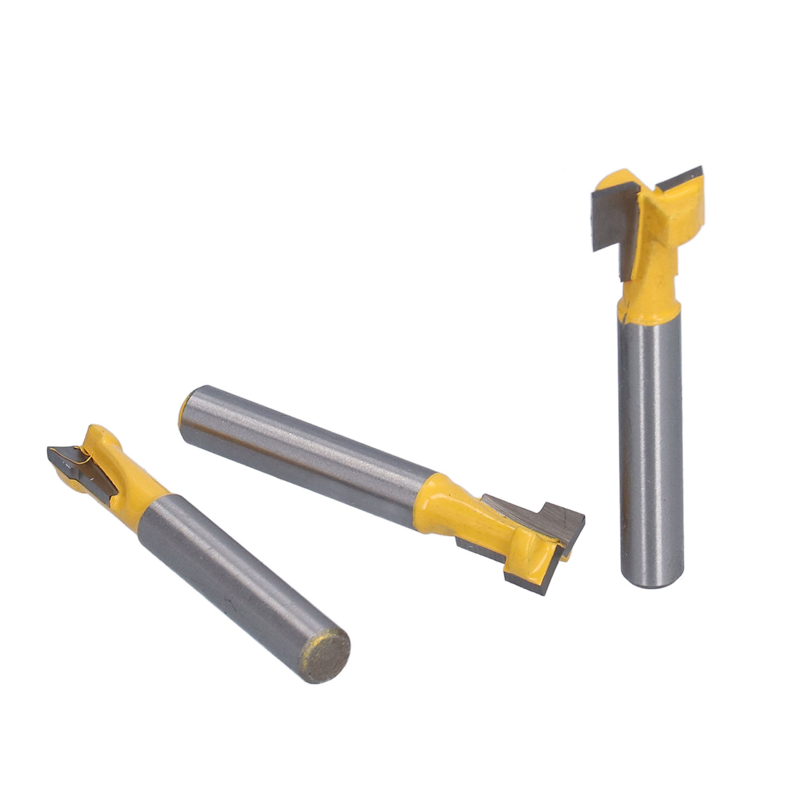 3-teiliges Schlüsselloch-fräser-set, 1/4-zoll-schaft, T-nut-fräser Für Holz