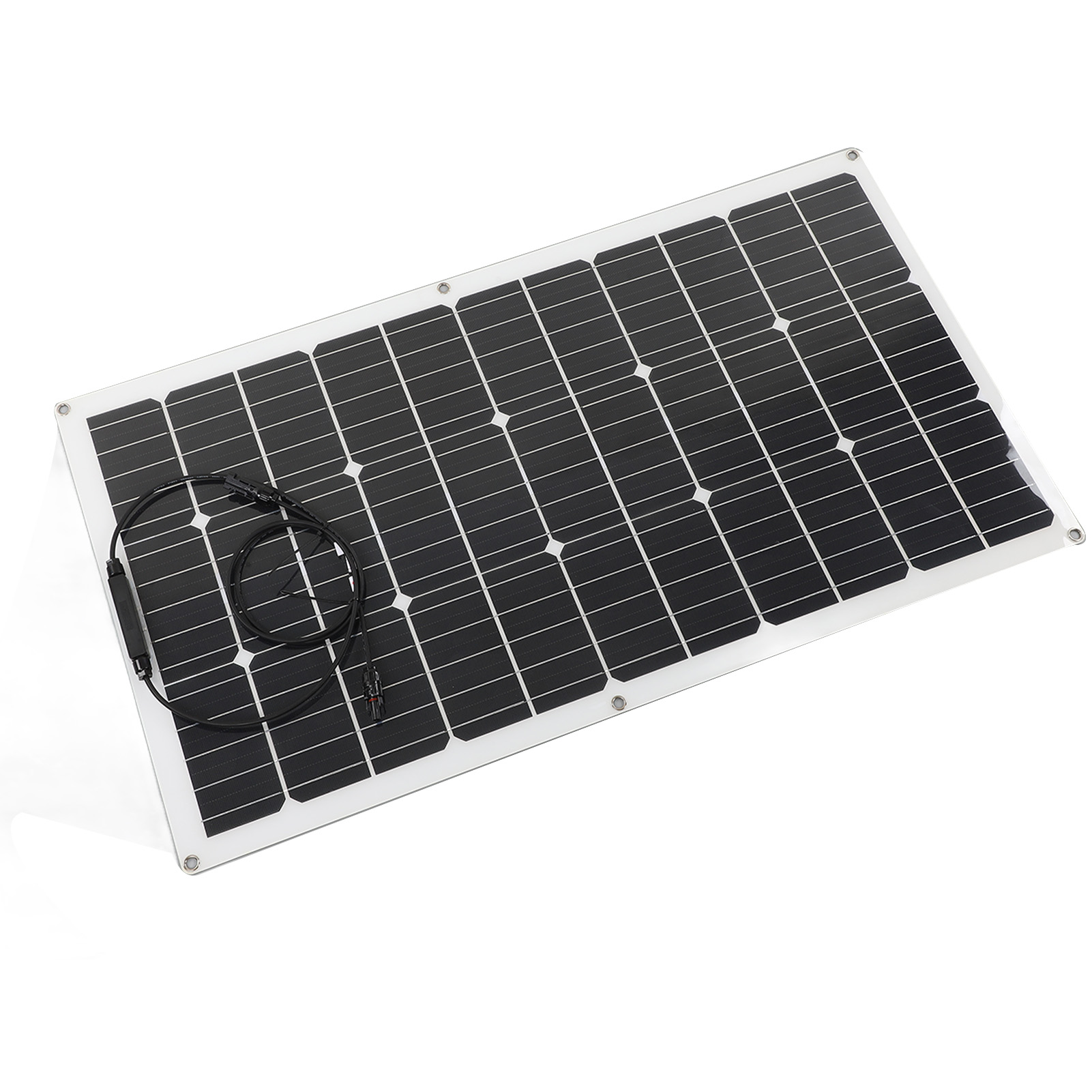 90-w-flexibles Solarmodul Mit Kabel, Photovoltaiksystem, Wasserdichtes Monokristallines Modul Für Den Außenbereich