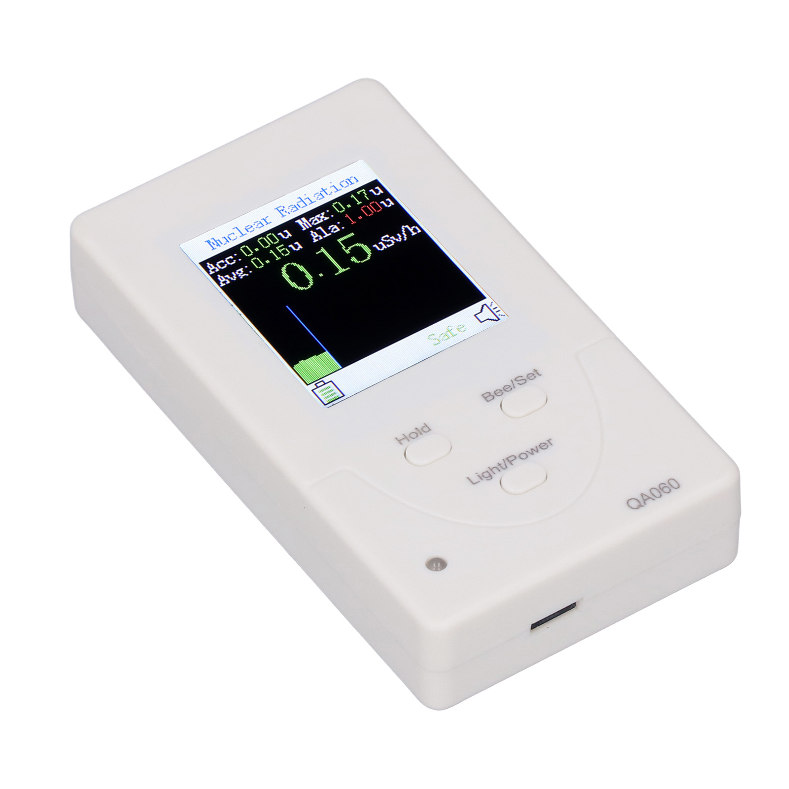 Tragbarer Strahlendosiszähler Mit Usb-ladefunktion Und Batterie