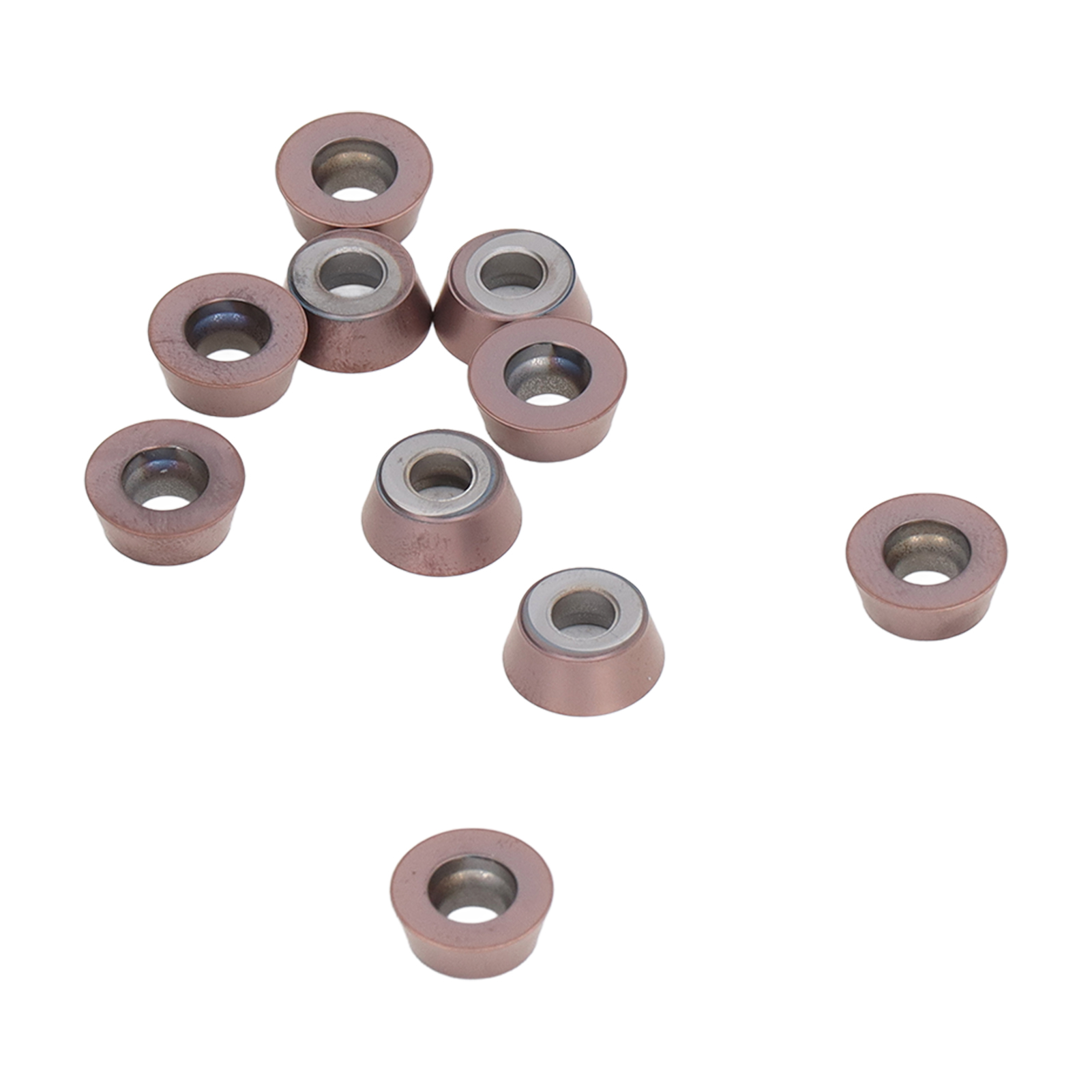 10-teiliges Set Aus Hartmetall-dreheinsätzen Für Drehmaschinen, Fräsmaschinen Und Cnc-werkzeuge Zum Austausch (rdmw1204moep)