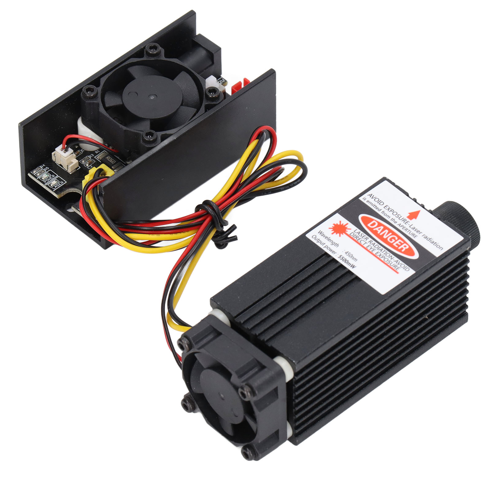 Lasergravurmodul Mit Einstellbarem Fokus, Hohe Leistung, Diy-gravurmaschinenaufsatz, 450 Nm, 5,5 W