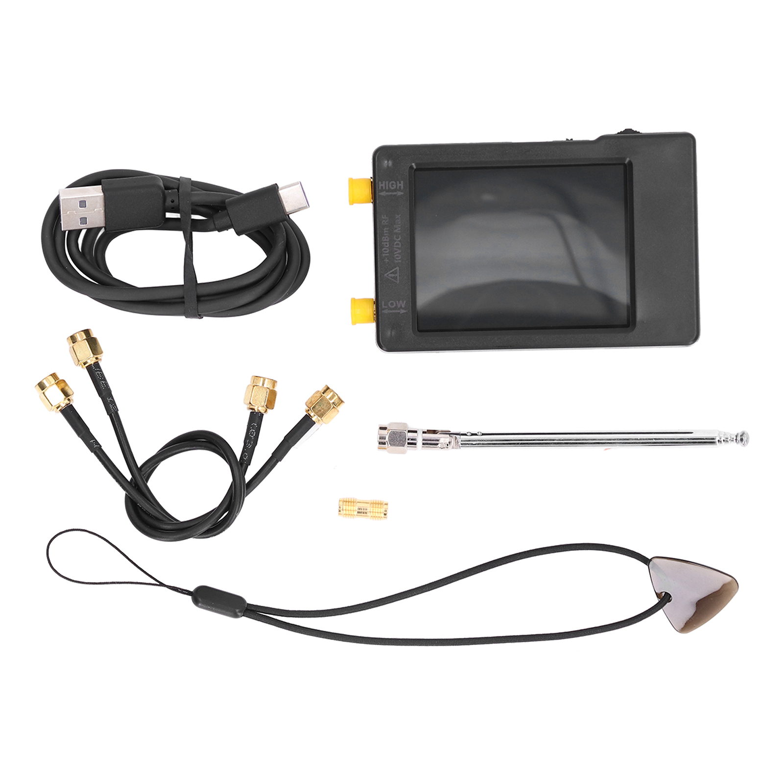 2,8-zoll-handspektrumanalysator, Frequenzantennenanalysator, 100 Khz–350 Mhz, 240 Mhz–960 Mhz