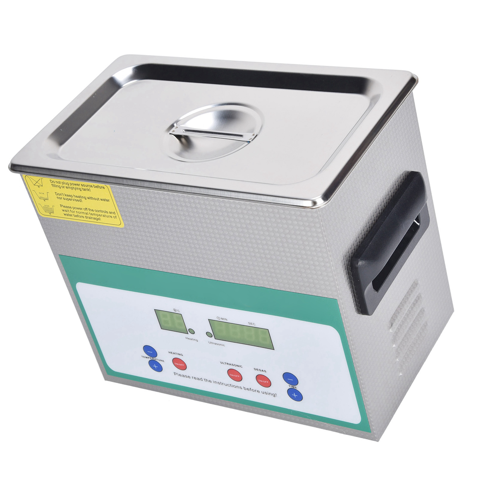 Ultraschallreiniger, 3,2 L, 120 W, Digitaler Timer, Für Glas Und Schmuck, Eu-stecker, 200–240 V, 50 Hz