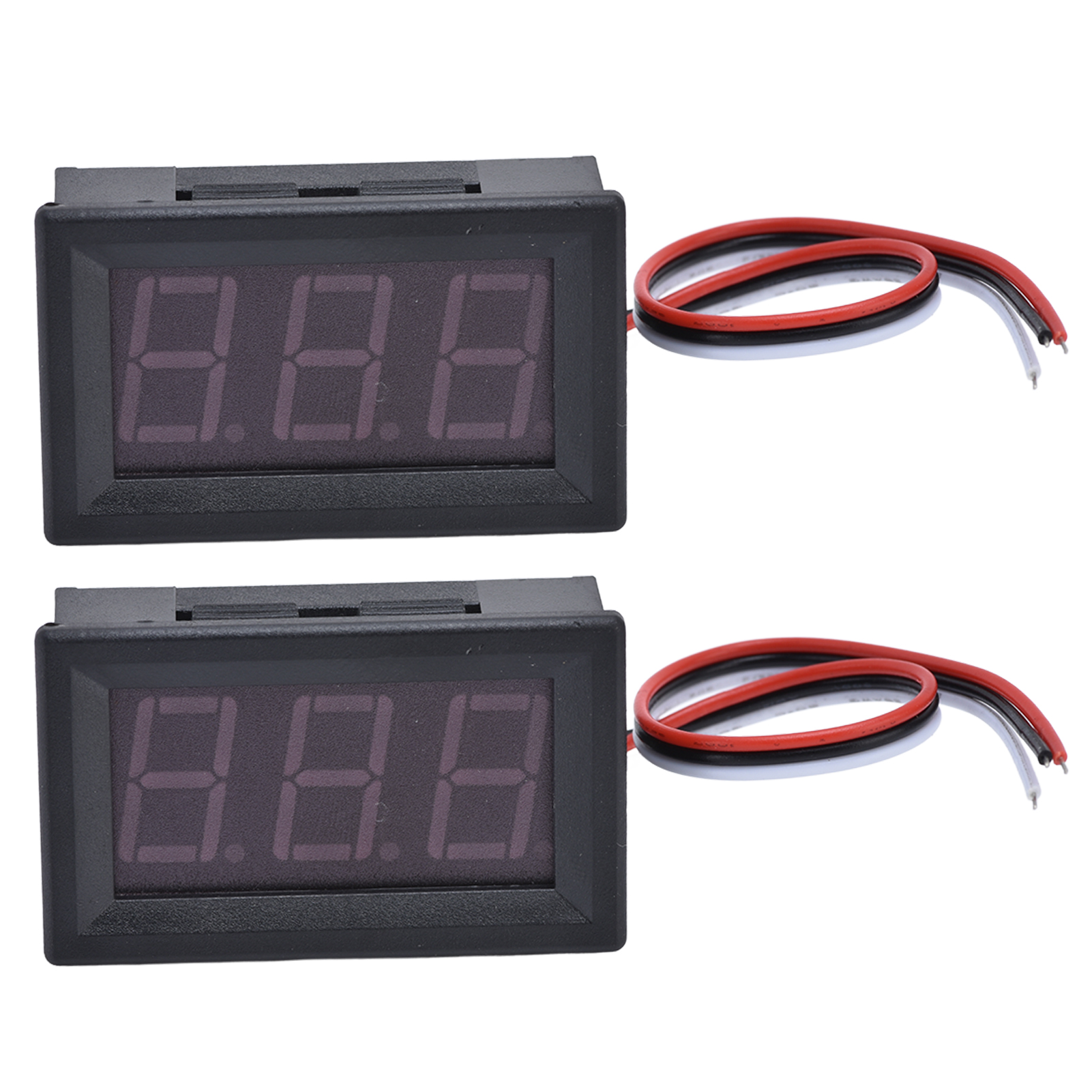 3-draht-dc-digitalanzeige-voltmeter-display 0,56 Zoll Led-digital-außenanzeigemodul Dc 099,9 V (blau Rot)