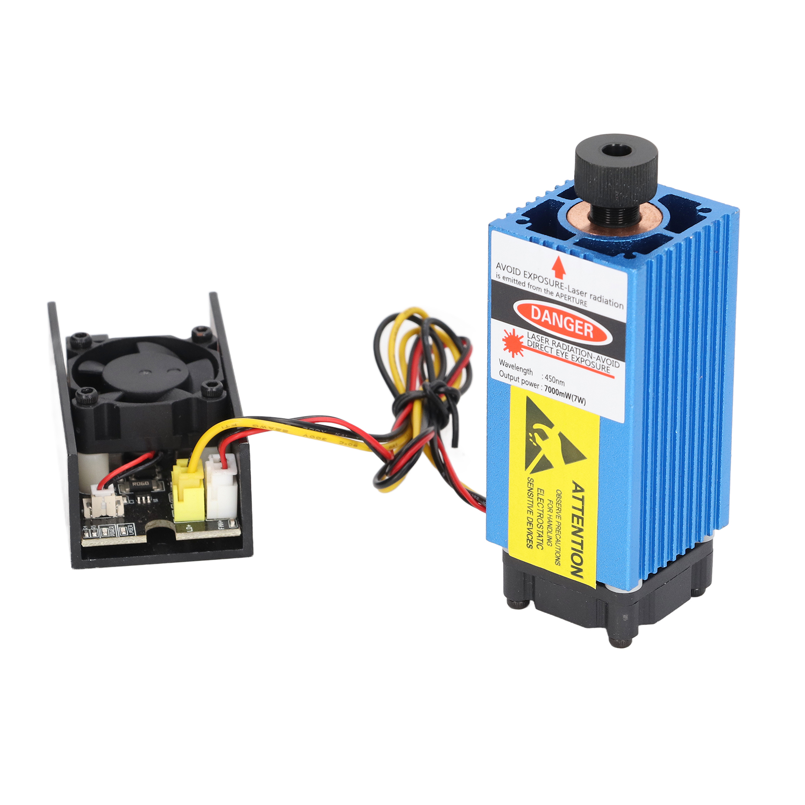 Hochleistungs-punktlasermodul Für Graviermaschinenzubehör, 7 W, 12 V