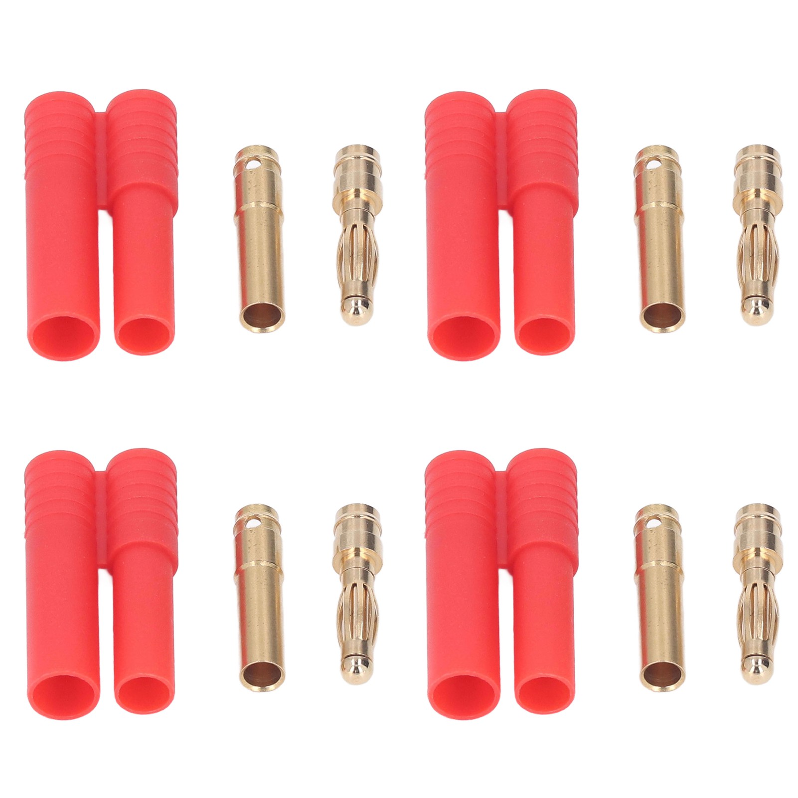 30er-set Bananenstecker Aus Messing Und Abs, Korrosionsbeständig, Stabiler Kontakt, 4 Mm, Für Rc-batteriekabel
