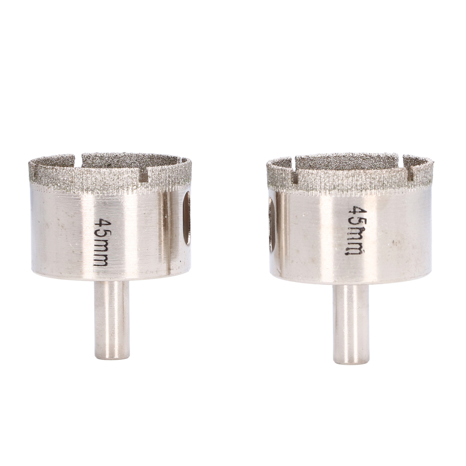 2-teiliges Diamant-lochsägen-set (45 Mm) Für Glas, Marmor Und Keramikfliesen