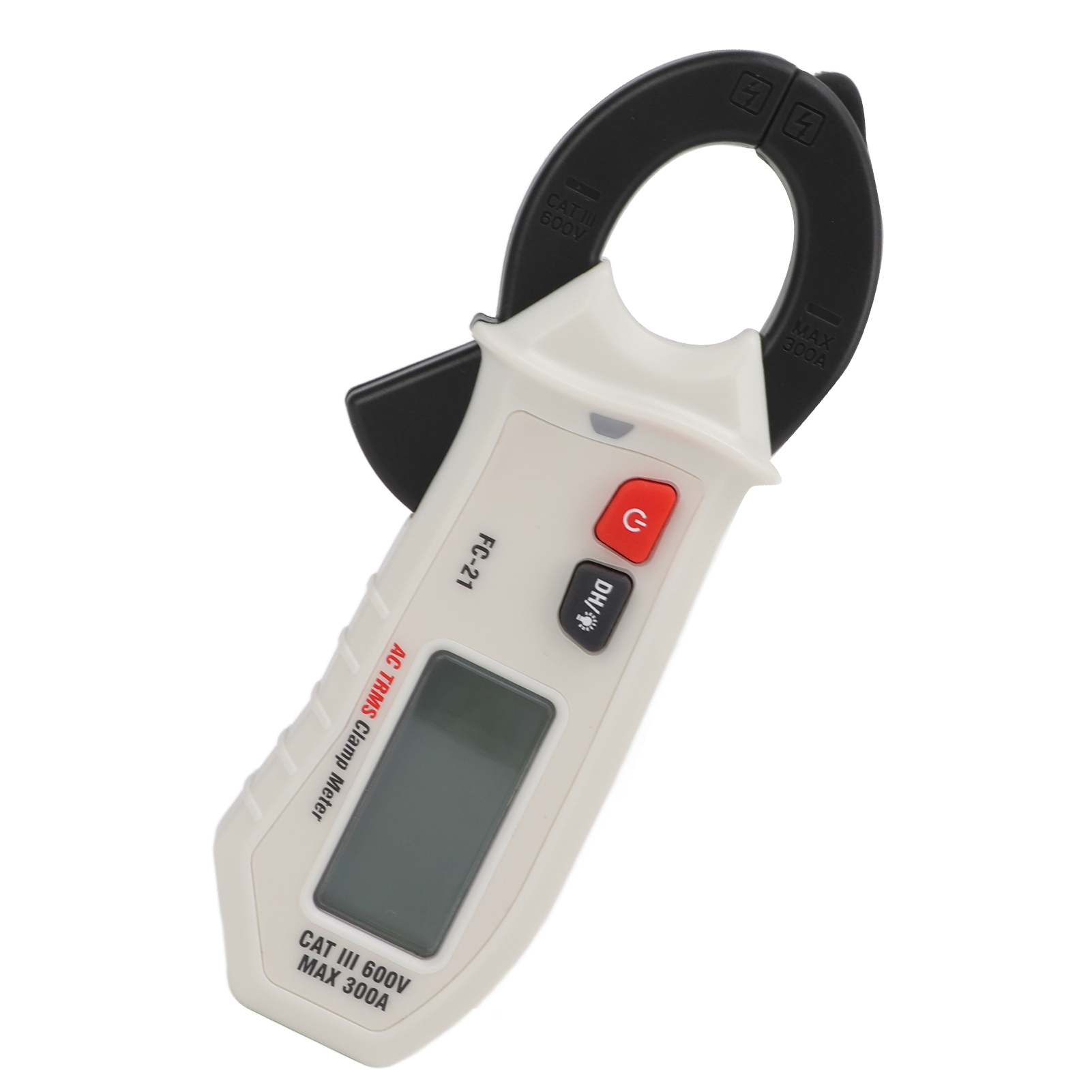 Fc-21 Digitales Universal-zangenamperemeter Mit Abs-gehäuse, Hintergrundbeleuchtung, Hoher Genauigkeit Und Schneller Reaktionszeit Für Elektrische Prüfungen