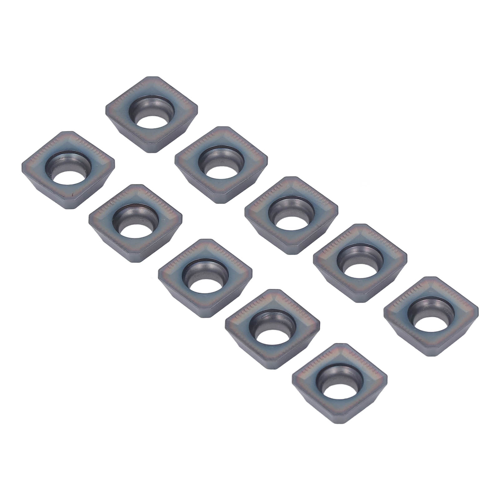 10 Stück Beschichtete Hartmetall-wendeschneidplatten, Cnc-spannbacken Für Fräsmaschinen