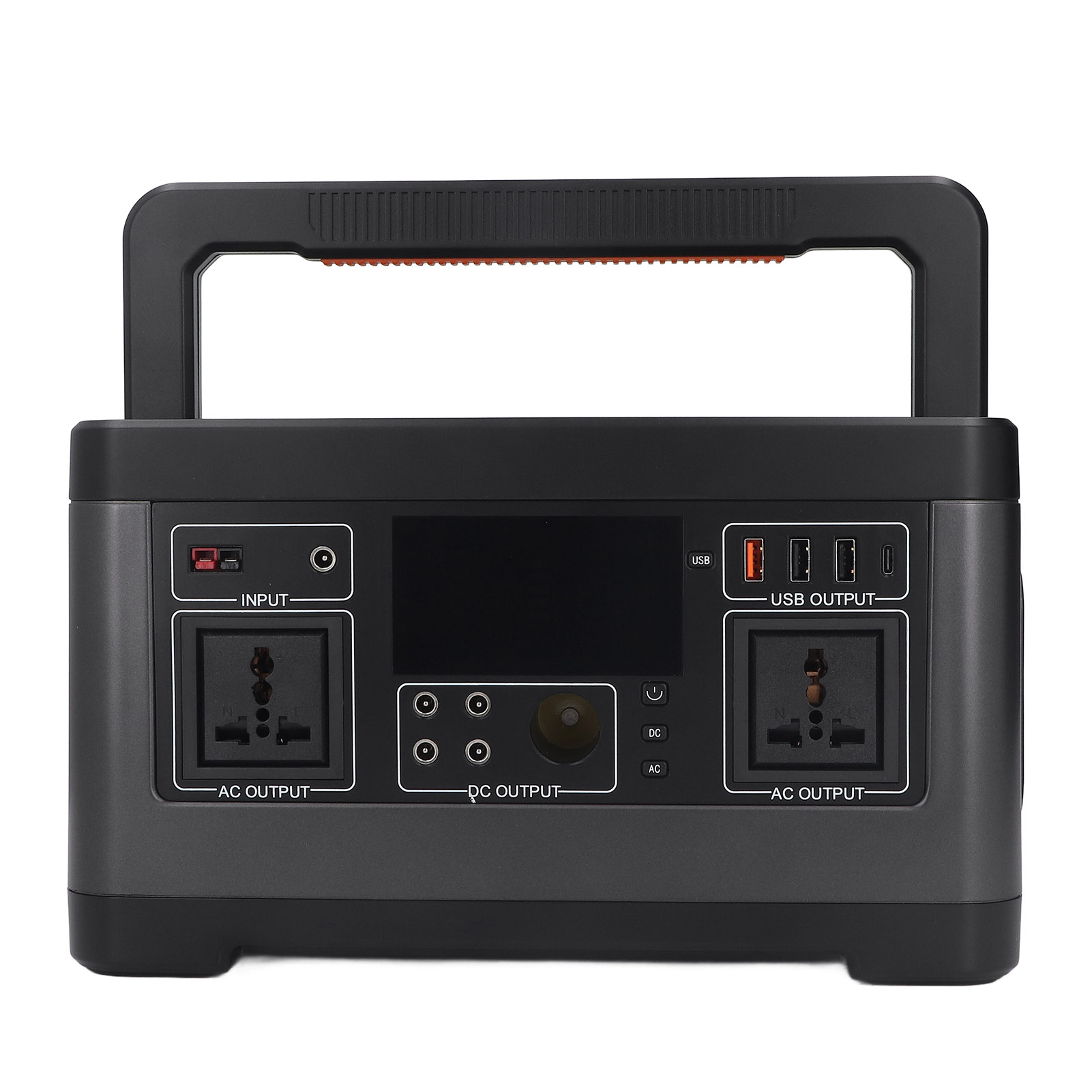 Tragbare Powerstation 520 Wh 500 W Ac 230 V Lithium-ionen-akku Mit Eu-stecker 100–240 V Netzteil