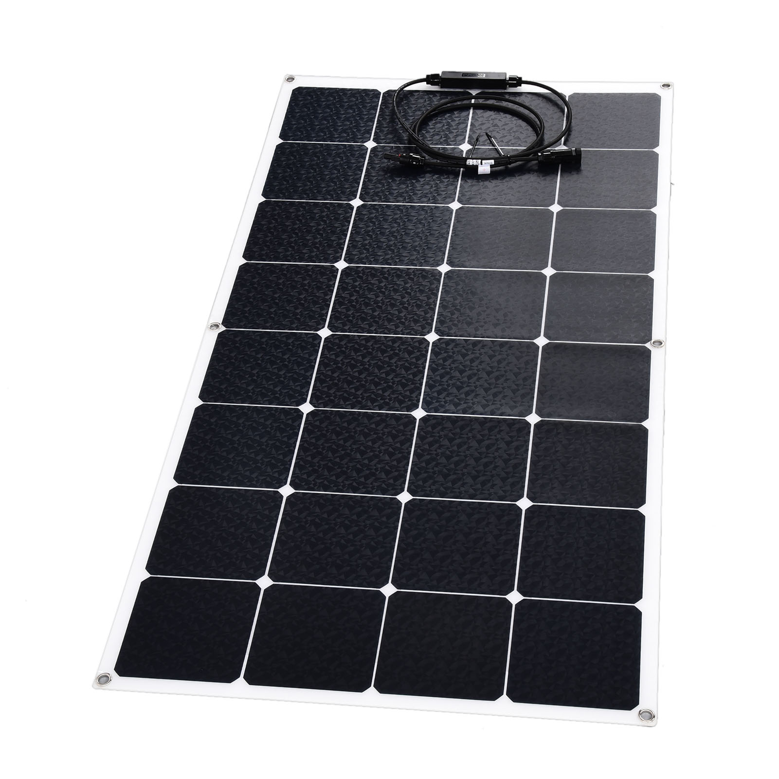 Flexibles Monokristallines Silizium-solarpanel Mit Ladegerät, Wasserdicht, Für Camping, Wohnmobil Und Boot, 100 W