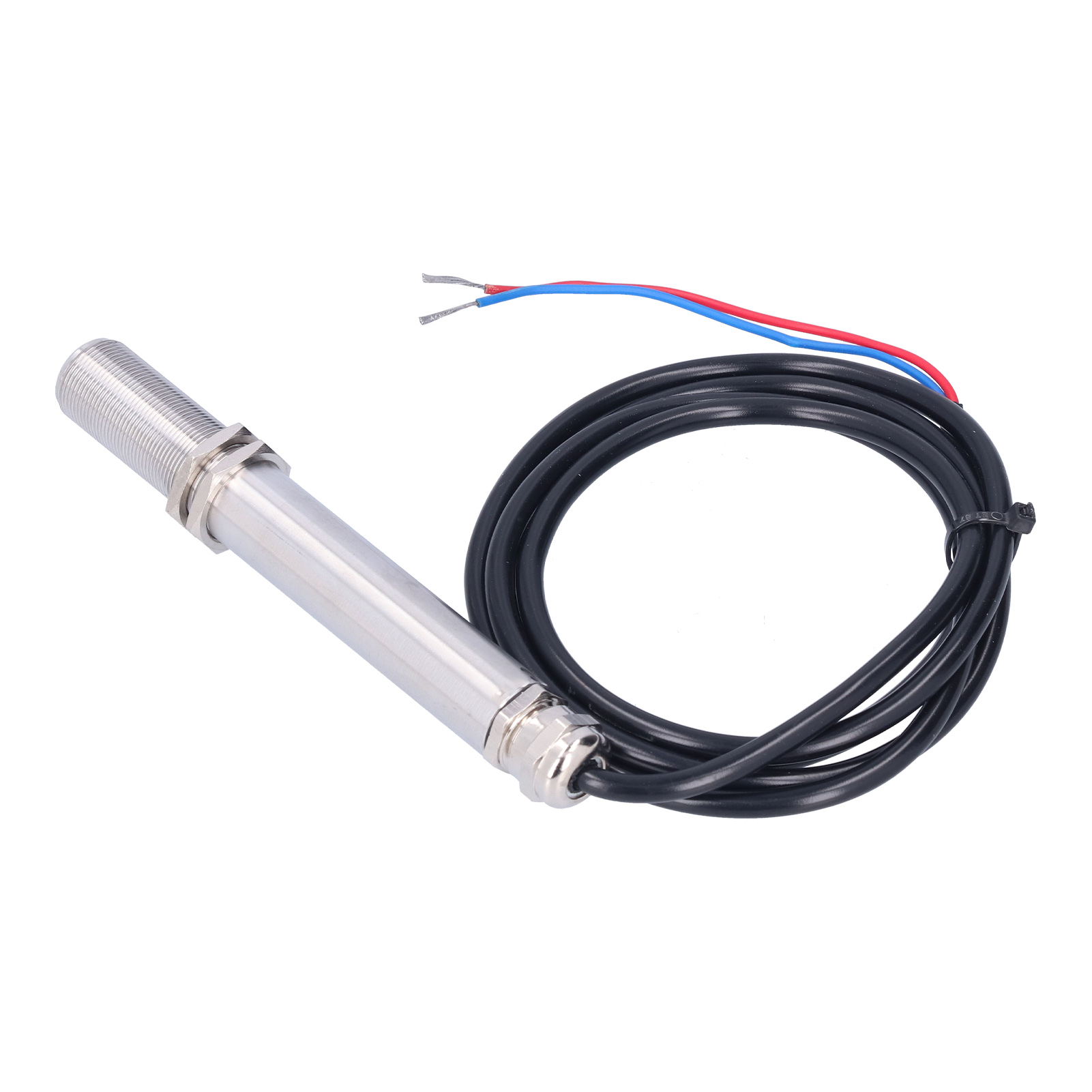 Temperaturfühler, Fest Installierter Infrarot-online-temperaturwandler Aus Edelstahl, 24 V Dc, 4–20 Ma, 500–1400 °c