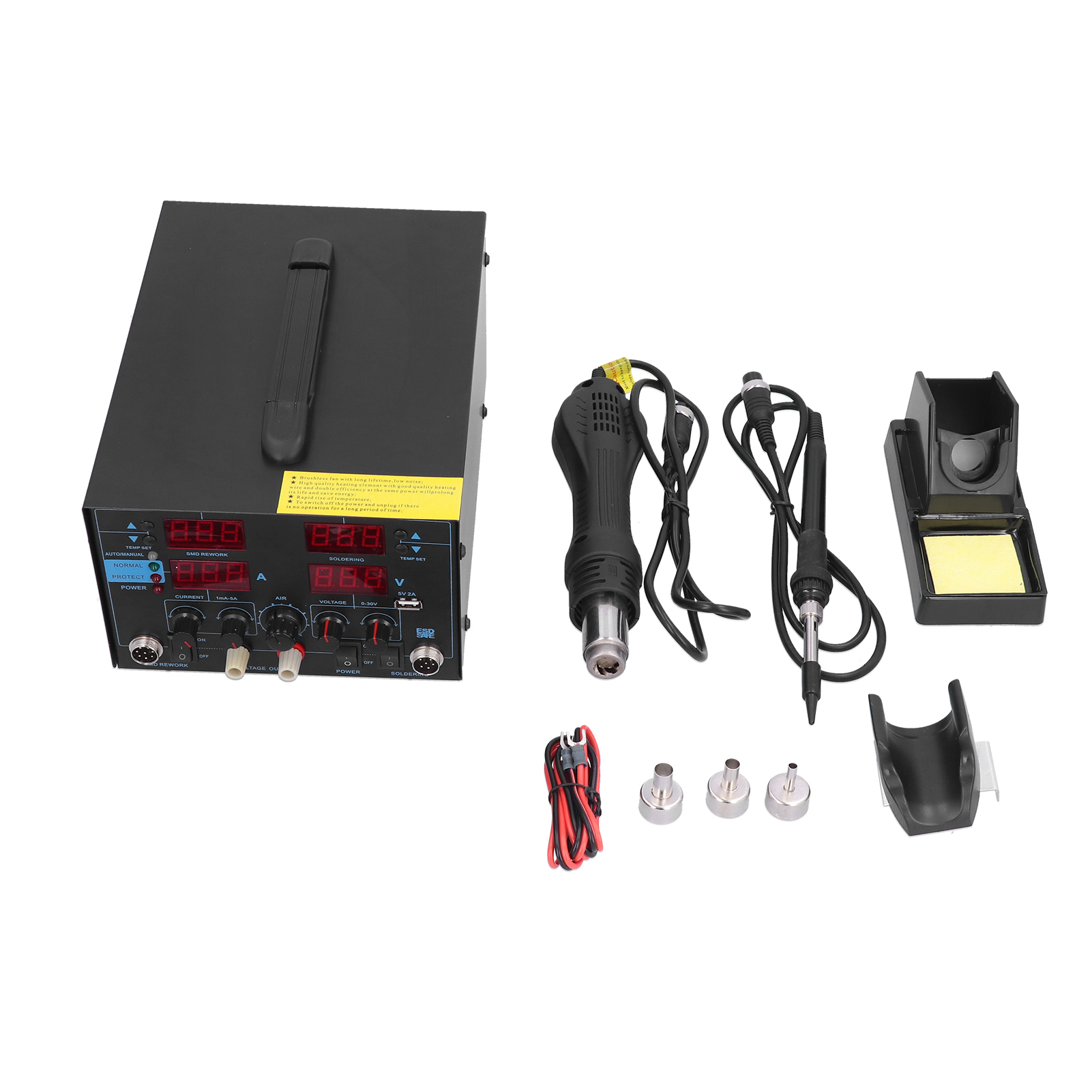 Lötstation, Schweißkolben, Heißluftpistole, Netzteil Mit Usb 30v 5a Für Wartungszwecke, Eu-stecker (250v)