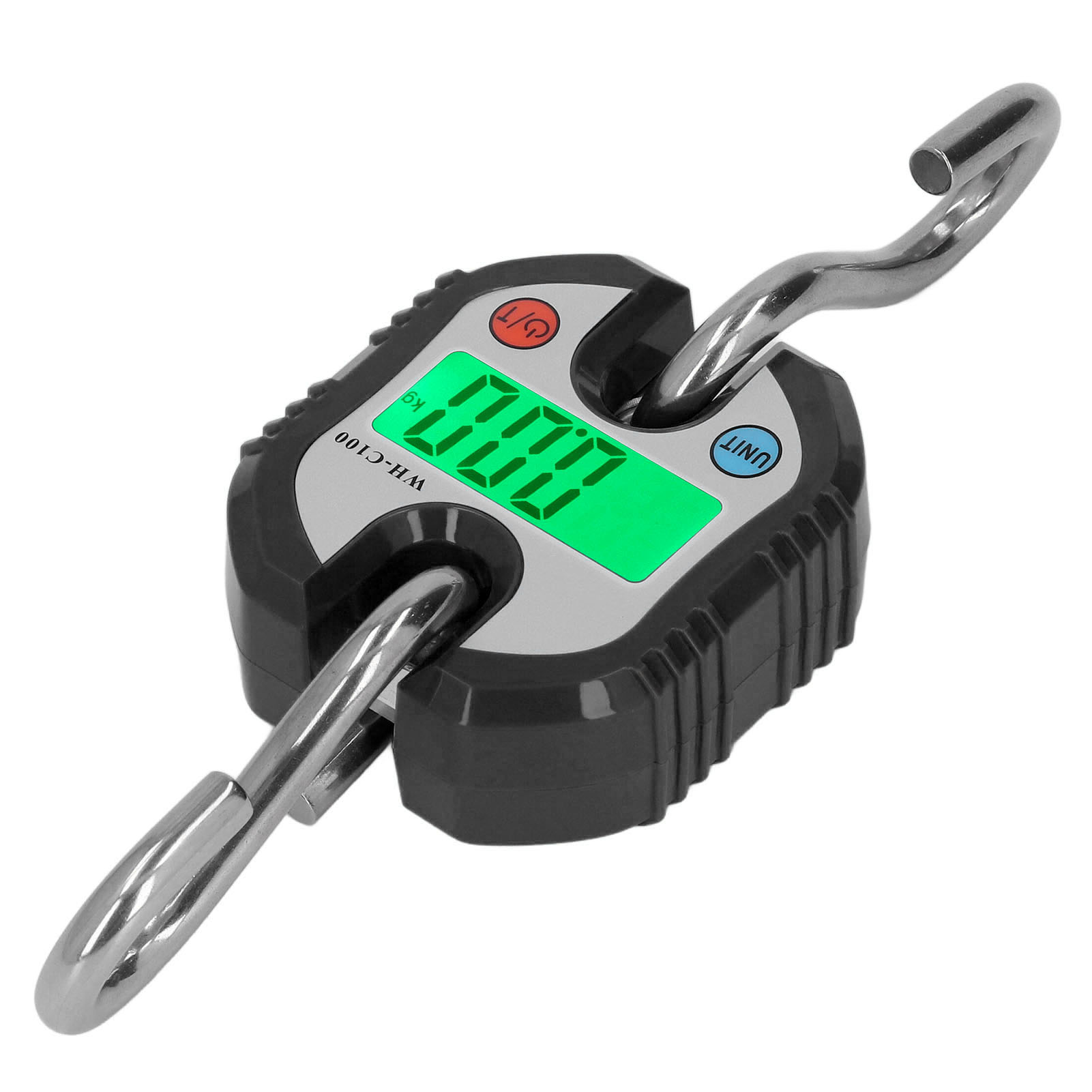 Hängewaage Mit Lcd-digitalanzeige, 150 Kg Messbereich, Wiegewerkzeug Für Lager Und Gepäck, Schwarz