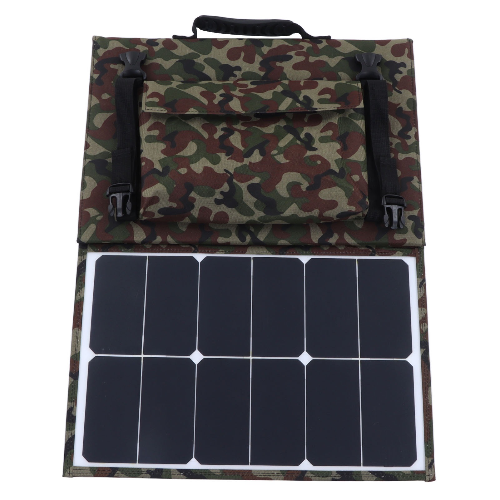 Faltbares 80-w-solarpanel, Tragbar, 5-v-usb- Und 18-v-dc-ausgang, Für Outdoor-camping, Generator-powerstation