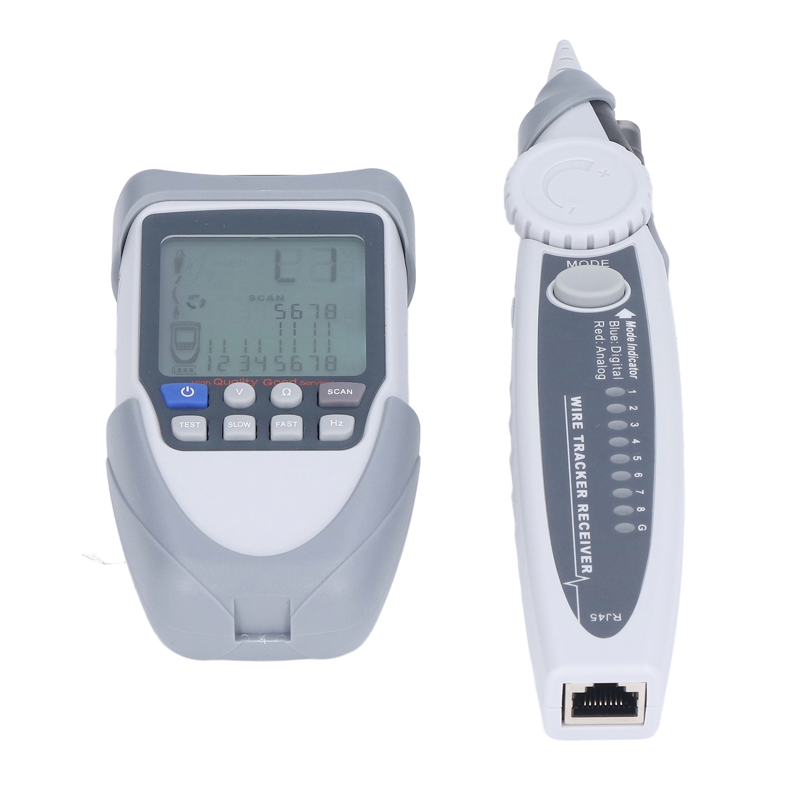Netzwerkkabeltester, Digital/analog, Poe-ethernet-kabelsuchgerät Mit Lcd-anzeige