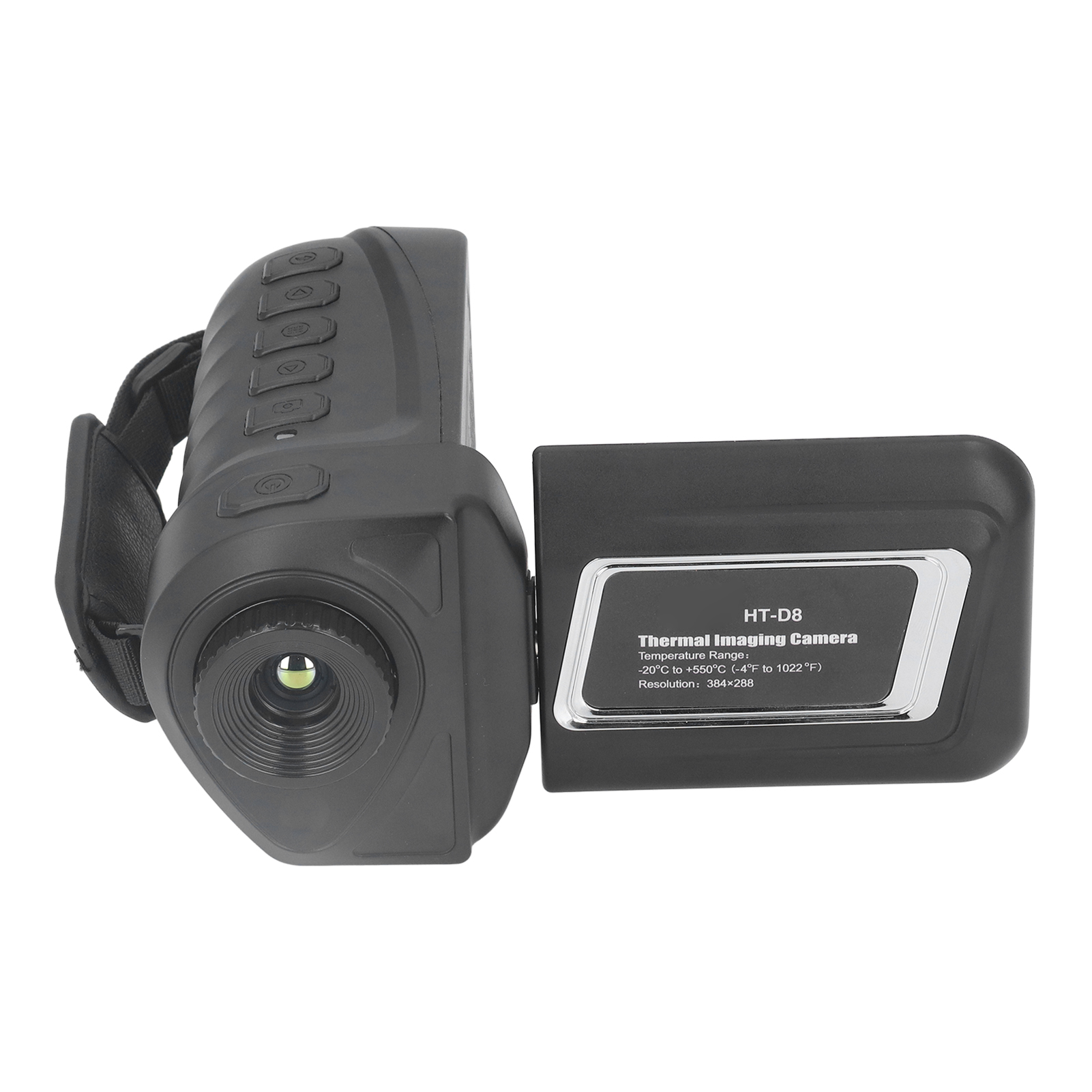 Handliches Infrarot-wärmebildgerät Mit Lcd-display, Lecksuchgerät Und Wärmebildthermometer Ht-d8