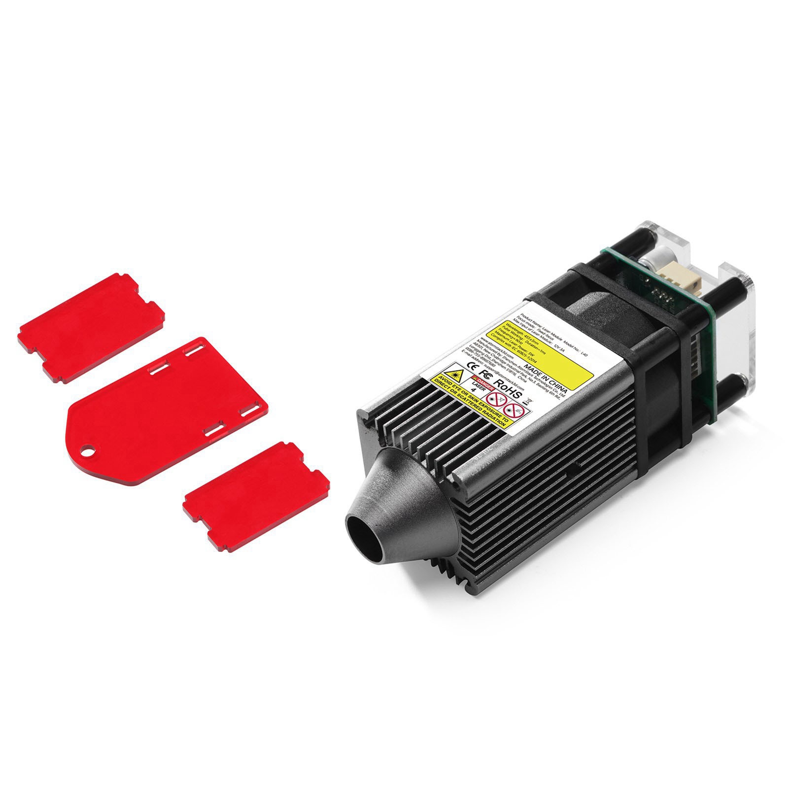 Lasermodul 40 W Elektrische Leistung 5–5,5 W Optische Leistung Kompressionspunkt-gravur-schneidkopf