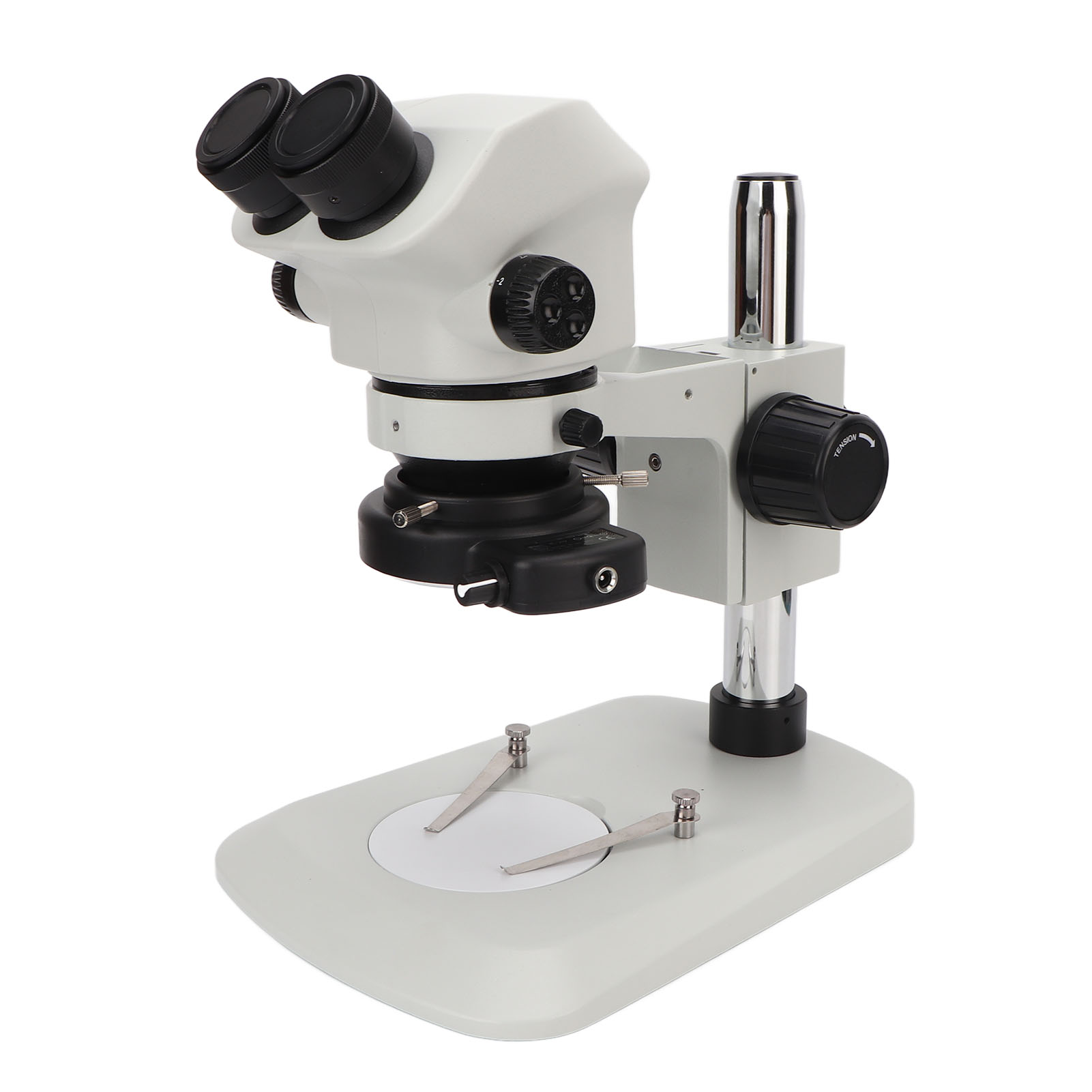 Binokularmikroskop-set Mit Ringlicht Für Erwachsene, Wissenschaftliches Lehrmaterial, Weiß, 100–240 V, Eu-stecker