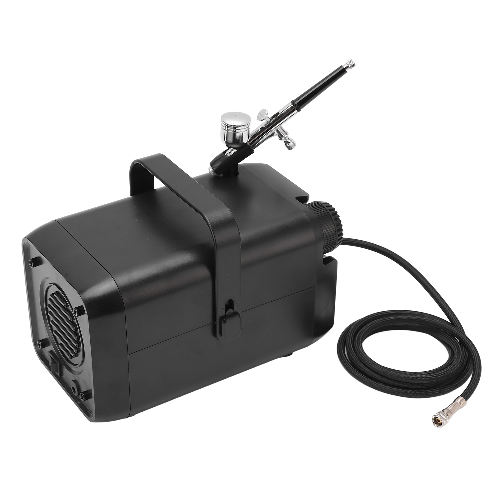 Professionelles Airbrush-set, Schwarz, Für Airbrush-kunst, Tortendekoration, Diy-make-up, 100–240 V, Eu-stecker