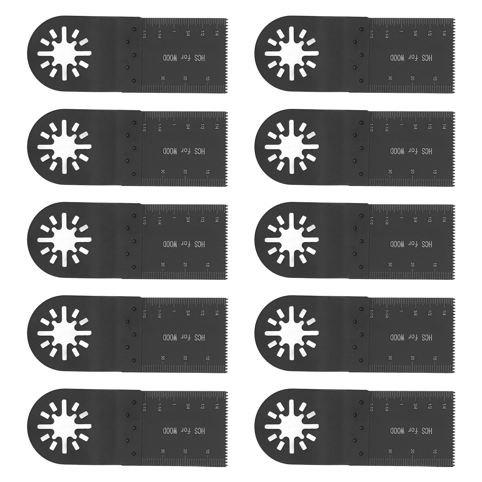 10 Stück Multifunktions-sägeblätter, Präzisions-sägeblatt Mit Oszillationsfunktion Und Schnellwechselsystem Für Holz Und Kunststoff