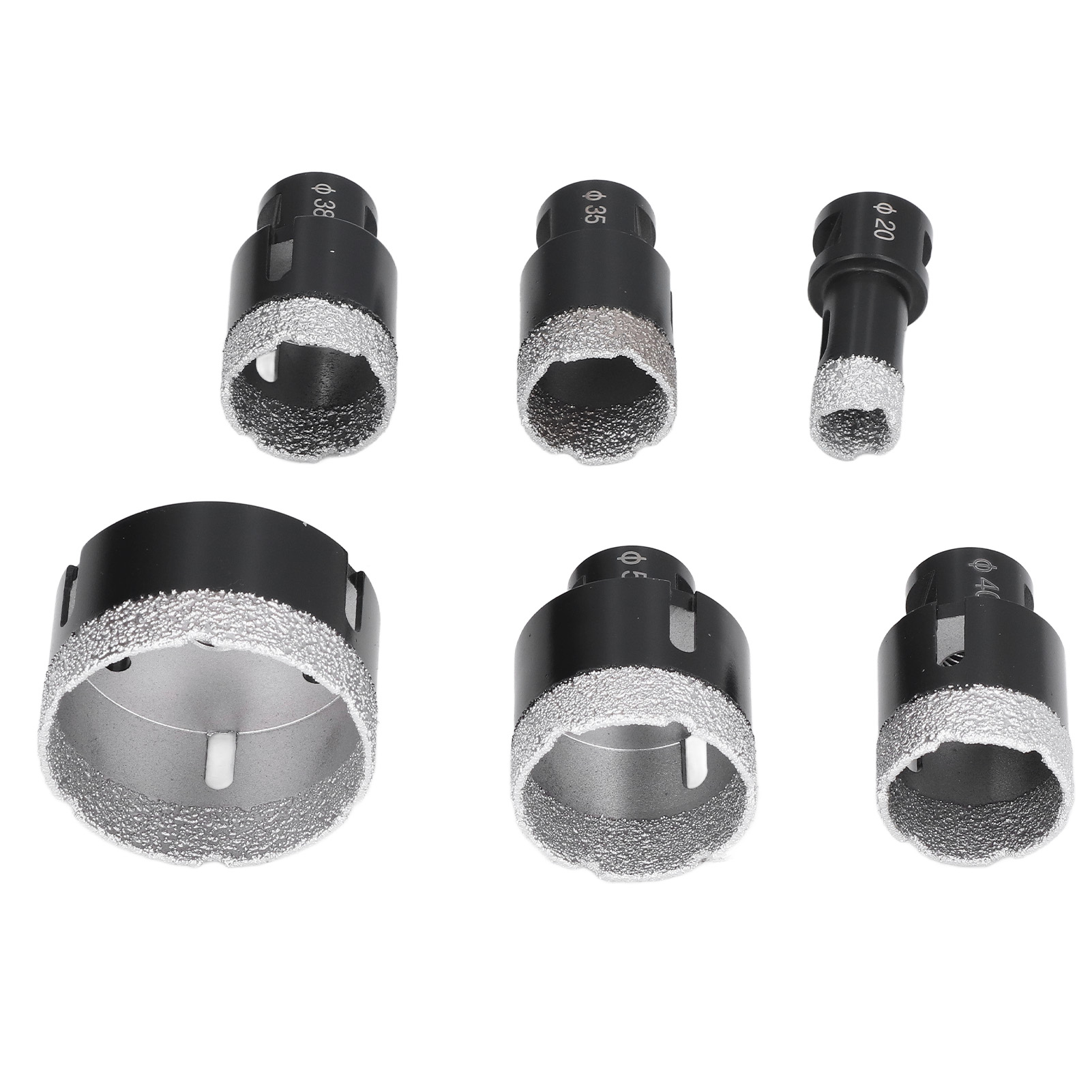 6-teiliges Diamant-lochsägen-bohrer-set M14 Für Glas, Fliesen Und Marmor