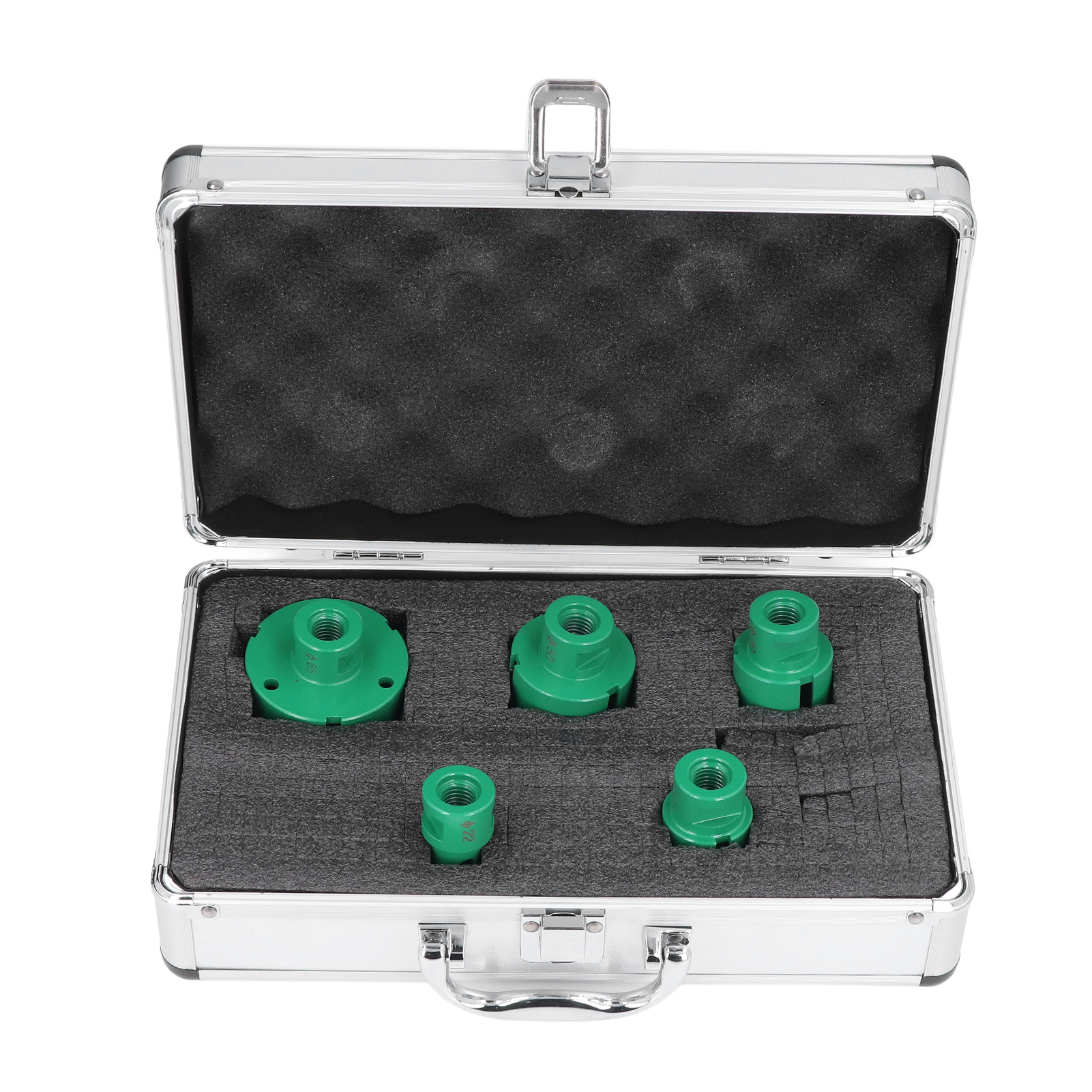 5-teiliges Diamant-lochsägen-bohrer-set M14 Für Glas, Fliesen Und Marmor