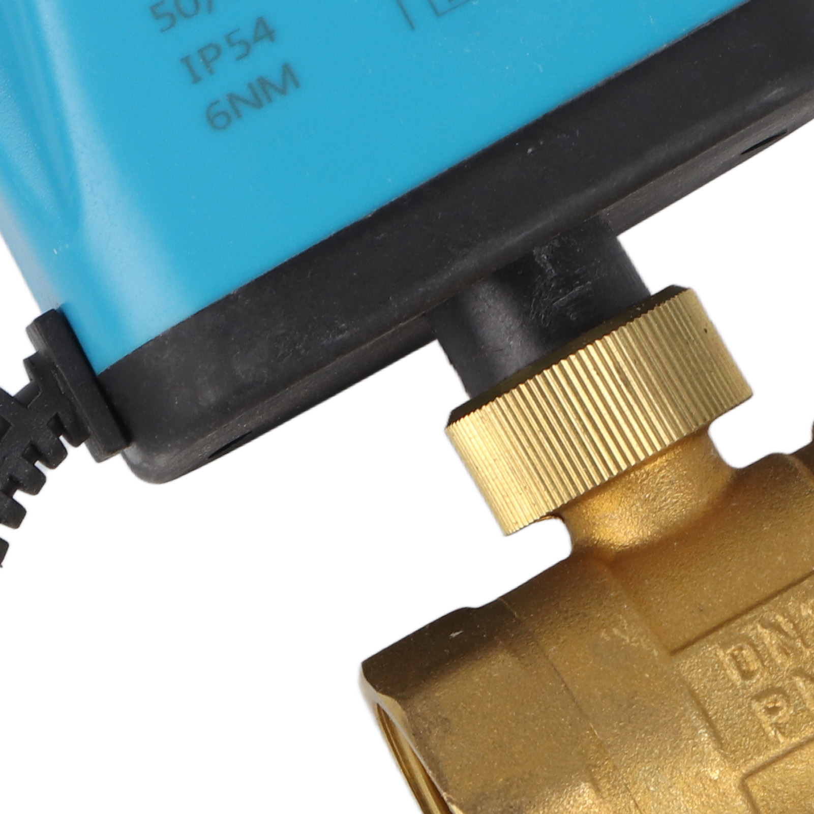 Motorisiertes Kugelventil, Elektrisch, 2-wege, Dn25, Dc 12–24 V, Industriehydraulikgerätezubehör, Normalerweise Geschlossen