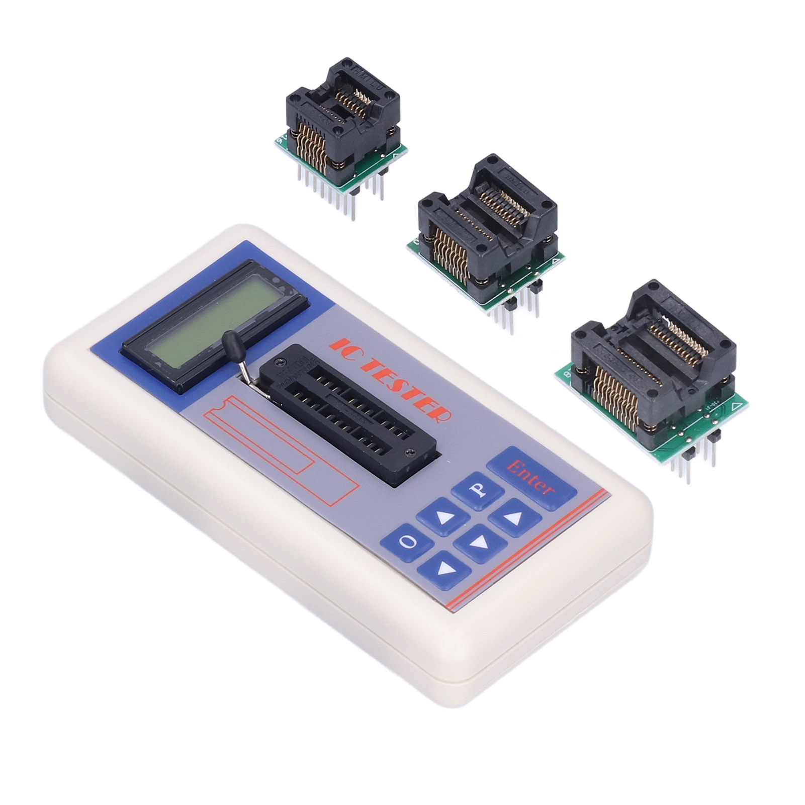 Tsh-06f Ic-transistor-tester Mit 5v-, 3,3v- Und Auto-modi Für Mikroelektronik-ingenieure (mit Anschlussklemmen)