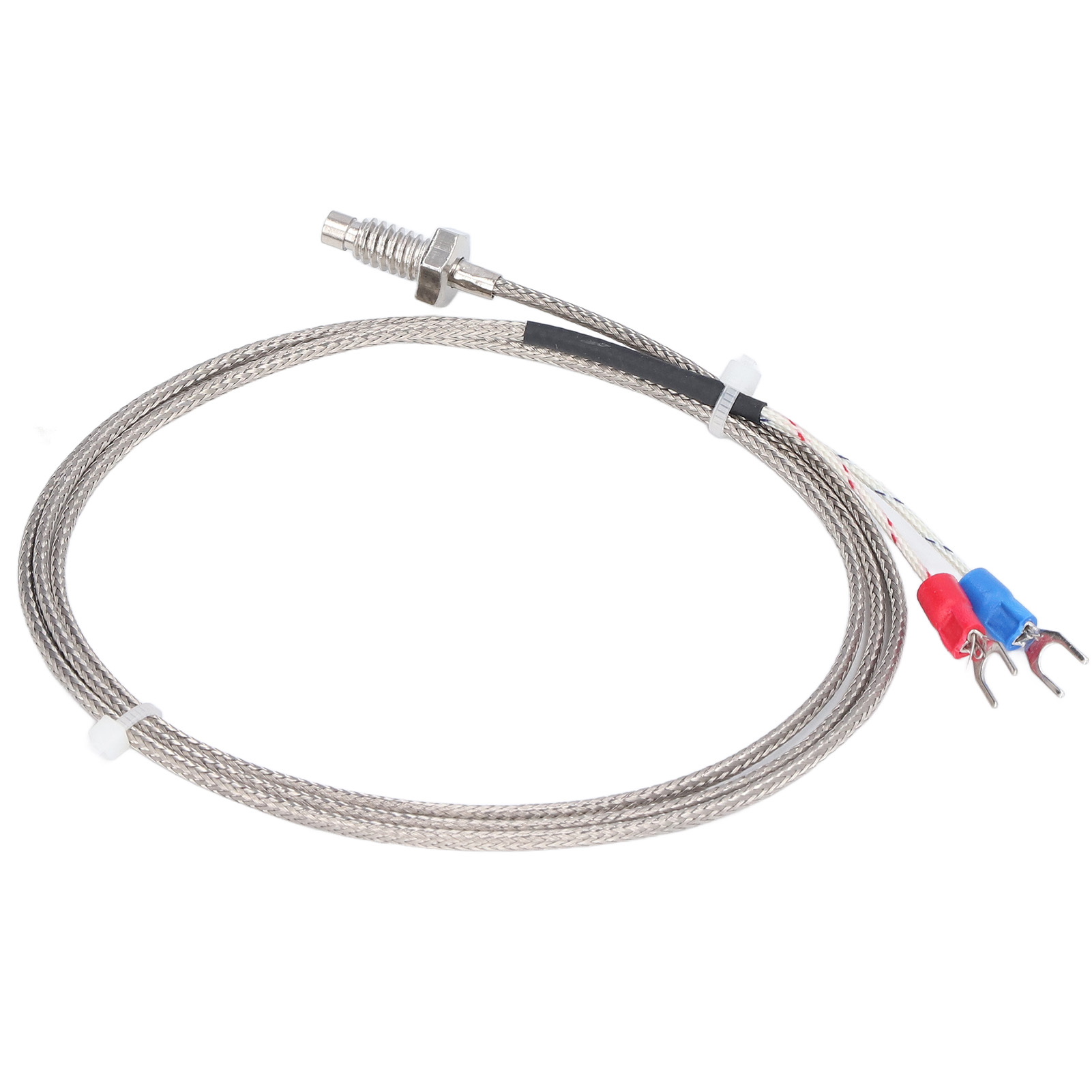 Berm Thermoelement Typ K, M6-zoll-schraubgewinde, Temperaturfühler, Kabel 0–400 °c, 1 Meter