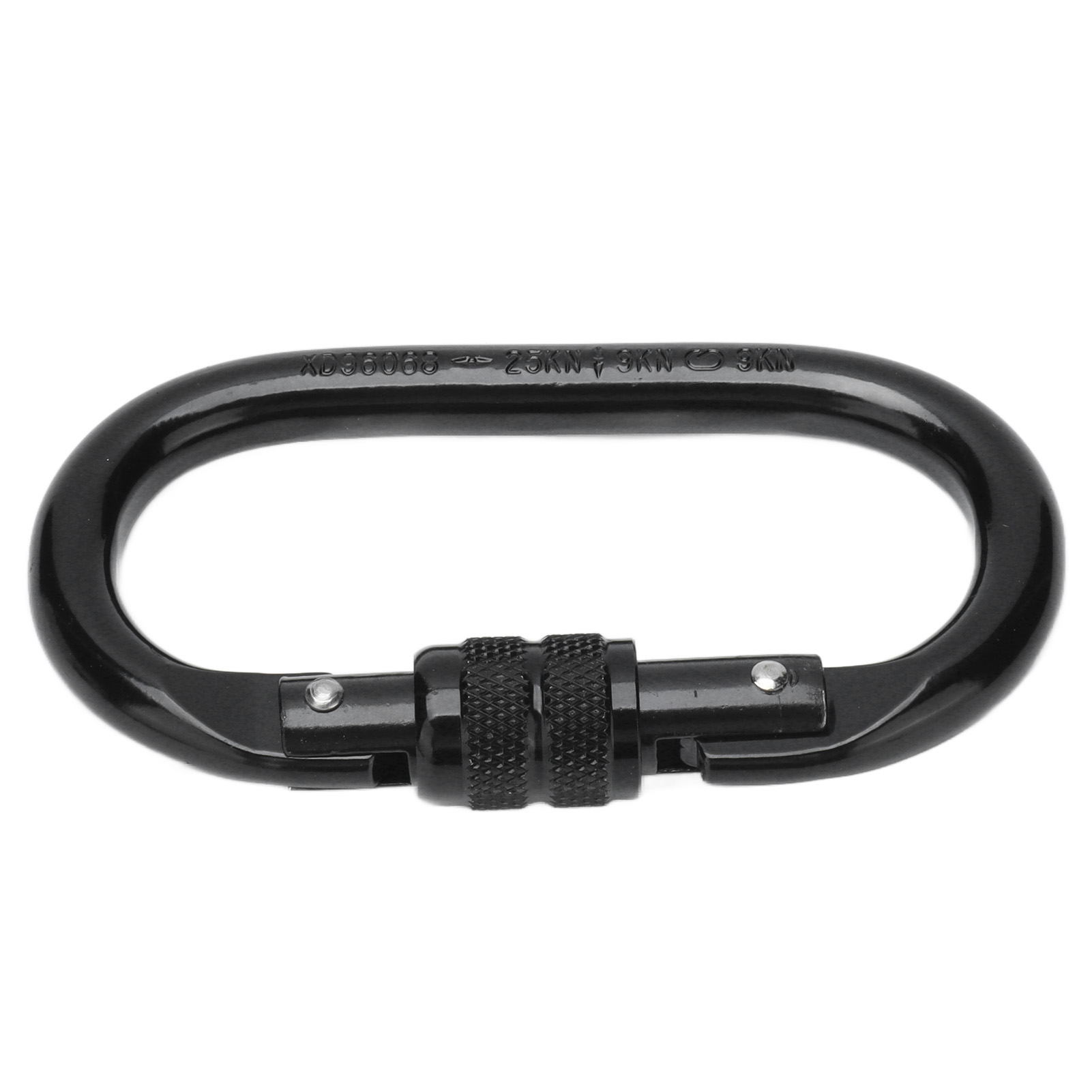 Kletterkarabiner Aus Legiertem Stahl, O-förmig, Schraubverschluss, Sicherheitsfeder-schnappverschluss Für Den Außenbereich Xdq96068