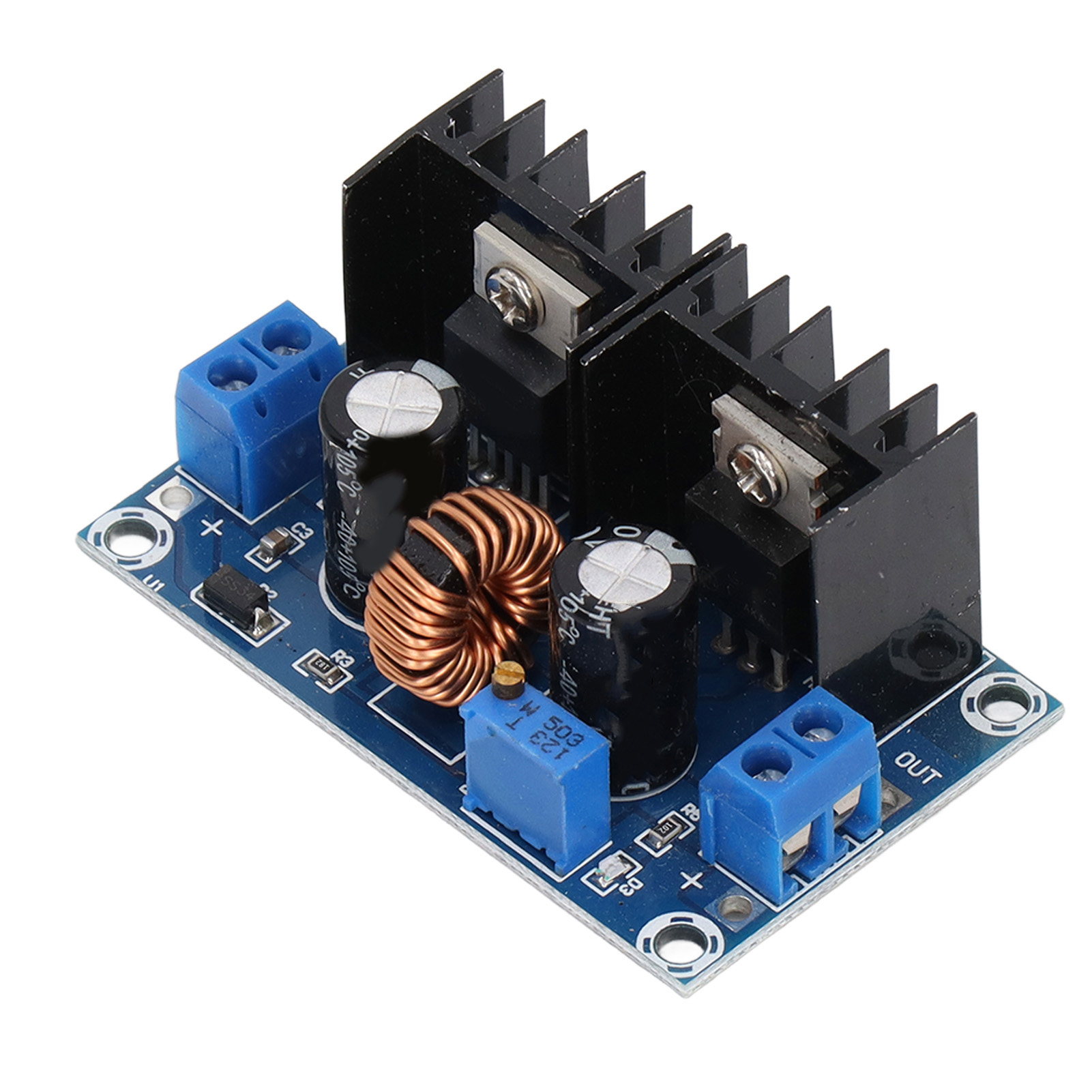 Dc-abwärtswandler 4–38 V Auf 1,25–36 V Pwm-gesteuertes Geregeltes Leistungsmodul Transformator 200 W 8 A