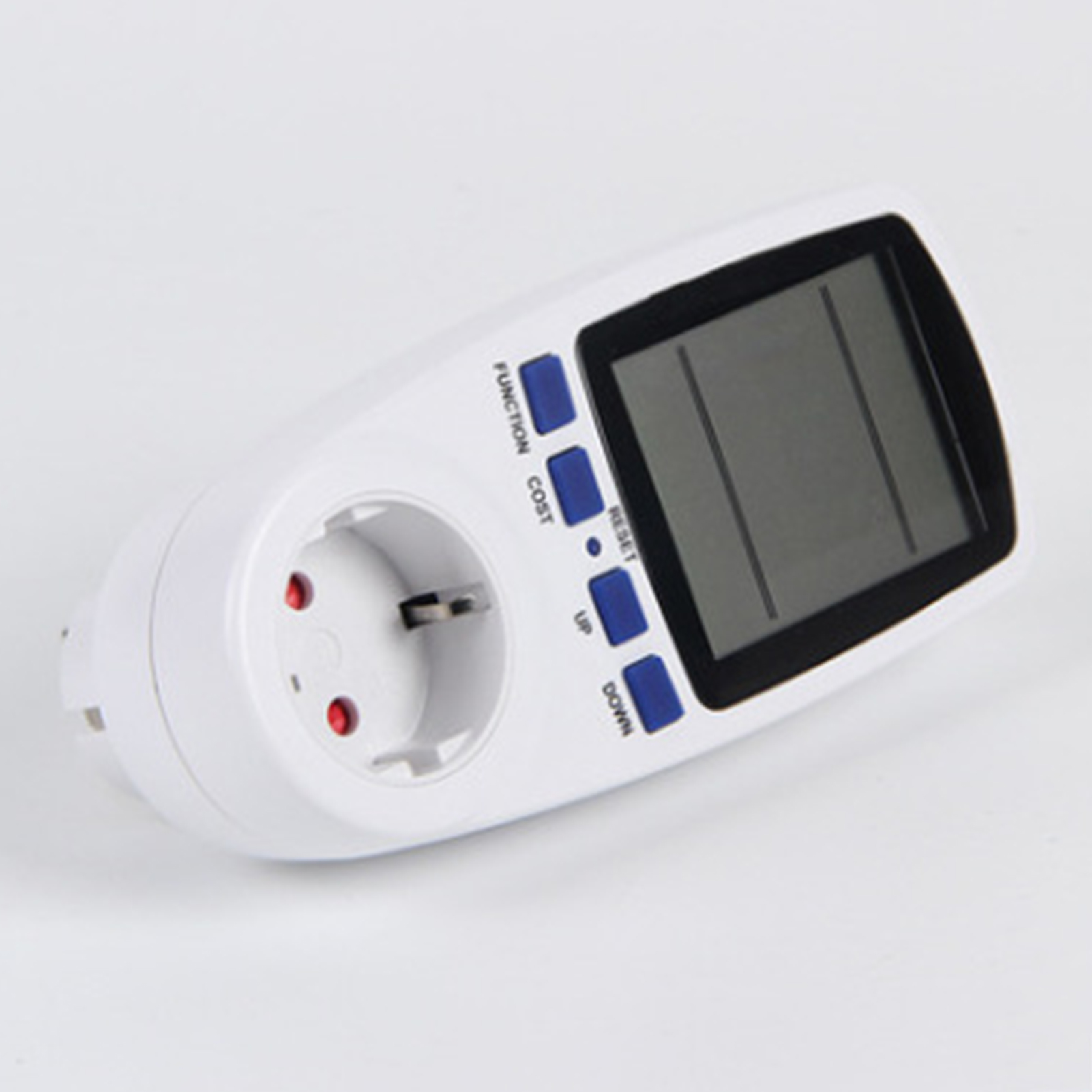 Digitaler Lcd-energiekostenzähler Mit Stecker, Stromverbrauchsanzeige, Steckdose 230 V Ac, 0,5 W