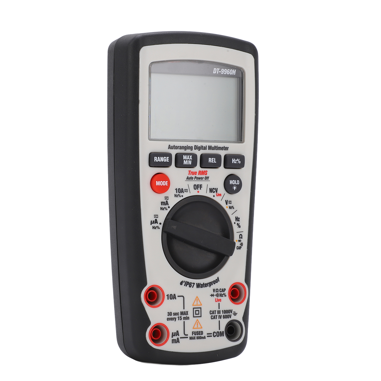 Dt-9960h Multimeter Digital Lcd Universalprüfgerät Ncv-prüfung Mit Überlastschutz Für Elektrische Prüfungen