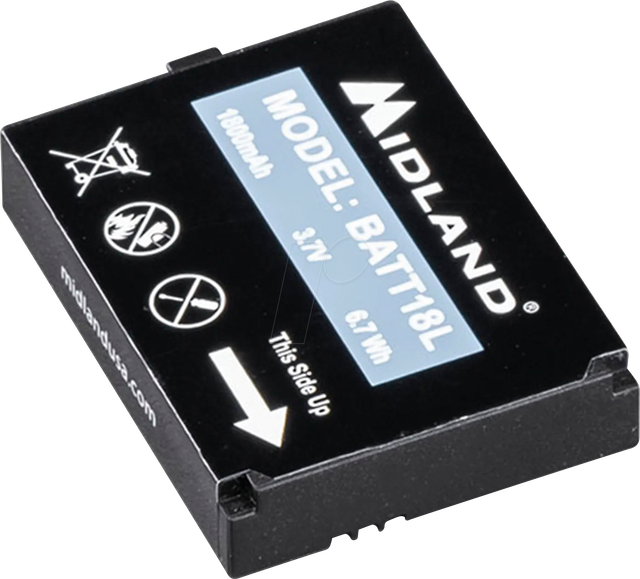 MIDLAND 1800 - Zusatz-Akku, 1800 mAh