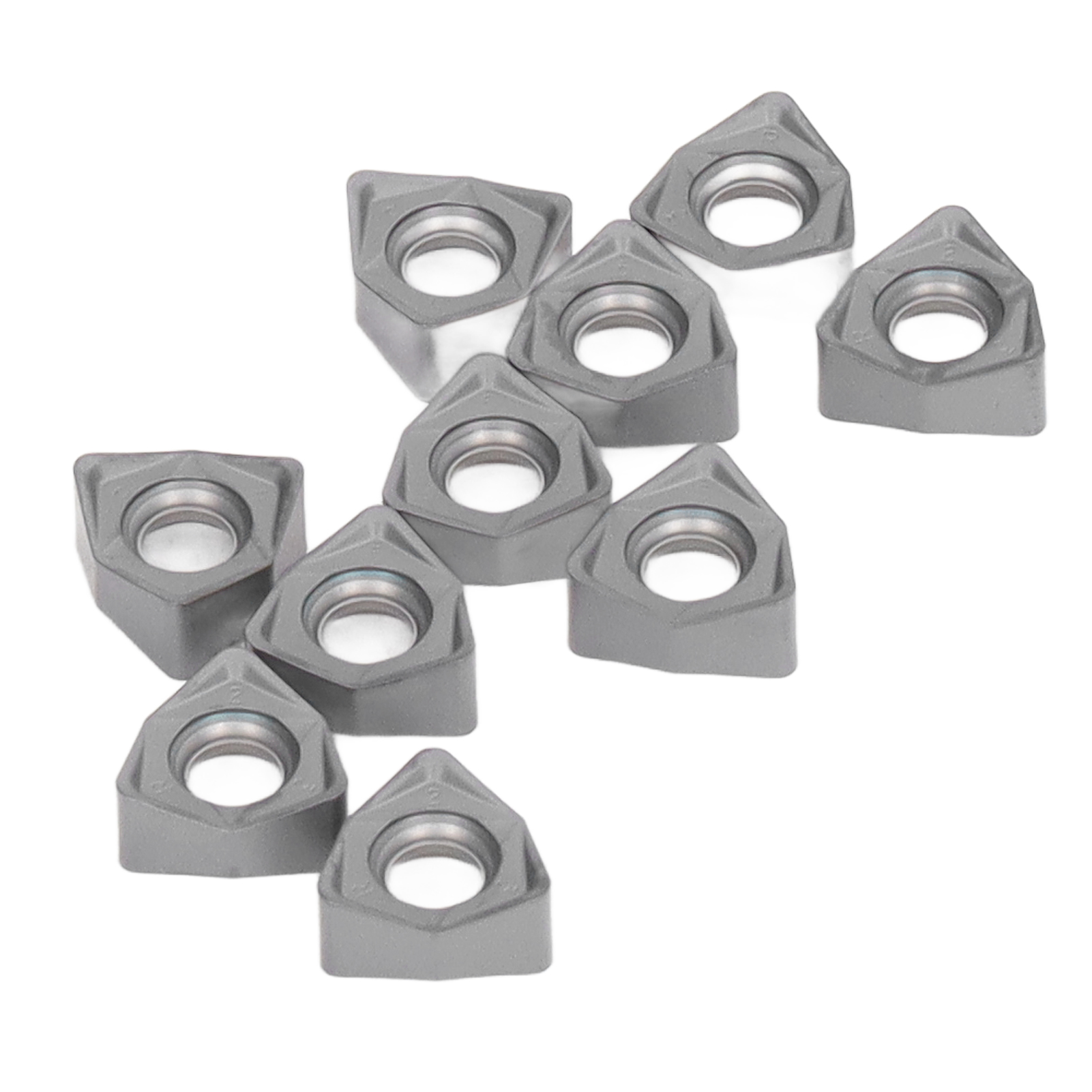 10 Stück Hartmetall-dreheinsätze, Indexierbar, Beschichtet, Für Holzfräsen, Cnc-drehmaschinen, Rwnmu040308‑er‑r