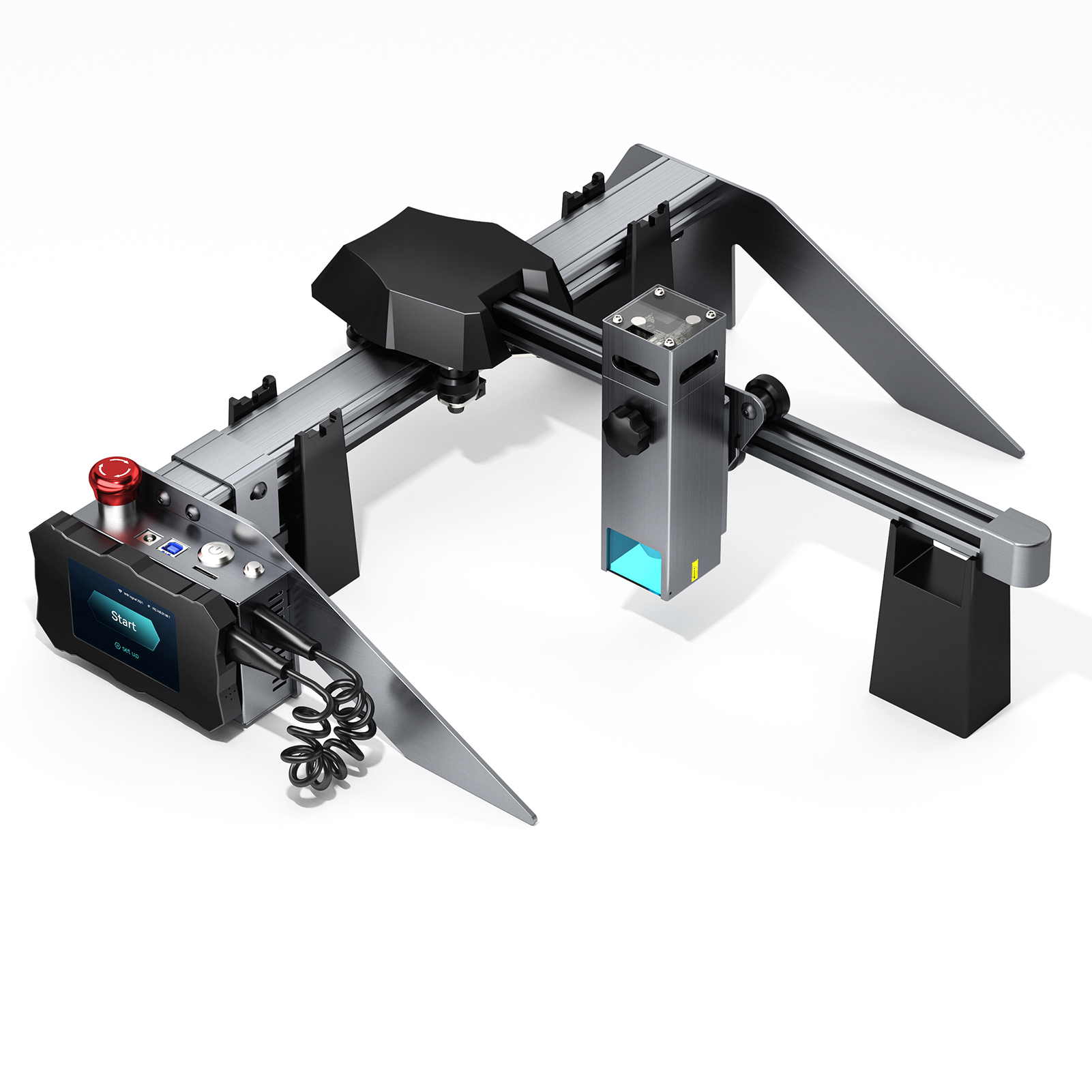 Tragbarer Lasergravierer, Hochpräzise Lasergravur- Und Schneidemaschine, Eu-stecker 100–240 V