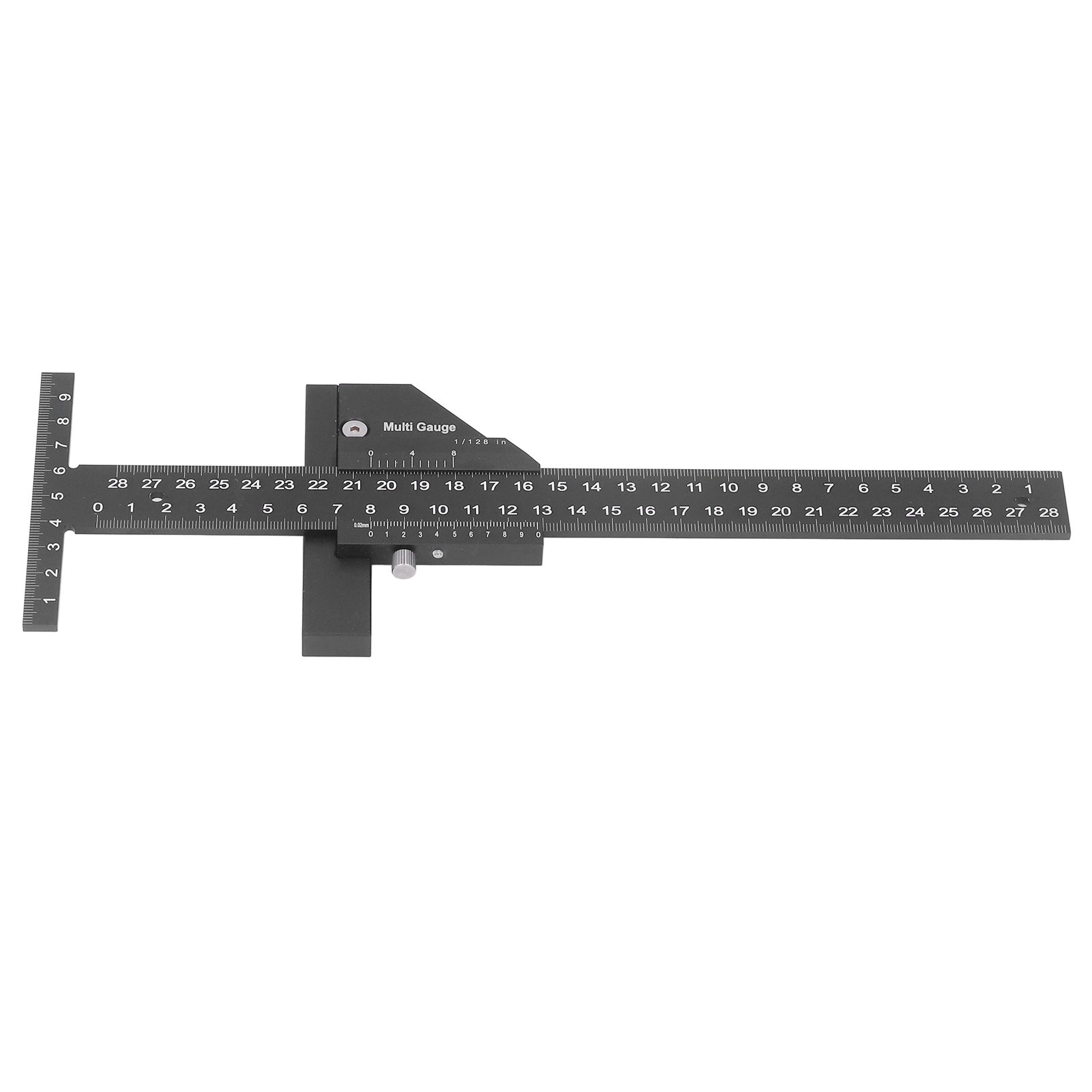 Holzbearbeitungslineal T-lehre Aus Aluminiumlegierung 0–280 Mm Multifunktionales Messwerkzeug