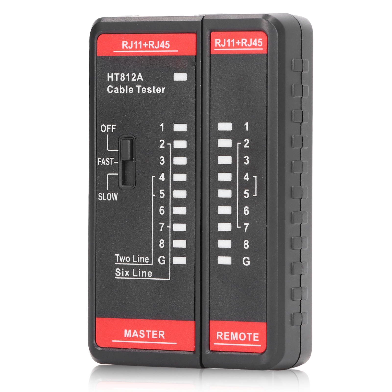 Netzwerkkabeltester Rj11 Rj45 Telefonleitungskabeltester Zubehör Für Messungen Ht812a