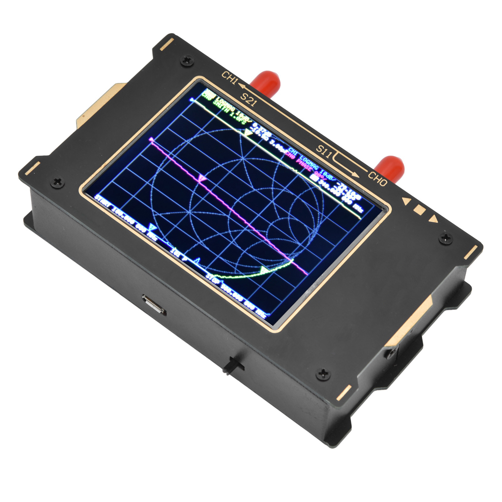 Vektornetzwerkanalysator 50 Khz–3 Ghz, 3,2-zoll-tft-display, Hohe Genauigkeit Für Die Antennenprüfung Und -messung