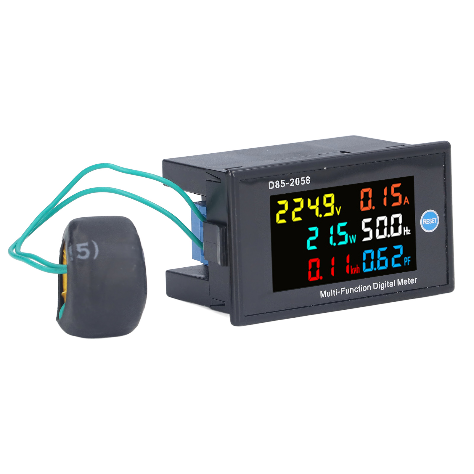 Leistungsmonitor, Einphasig, Lcd-digitalanzeige, Spannungs- Und Strommessgerät, Tester, Wechselstrom 200–450 V