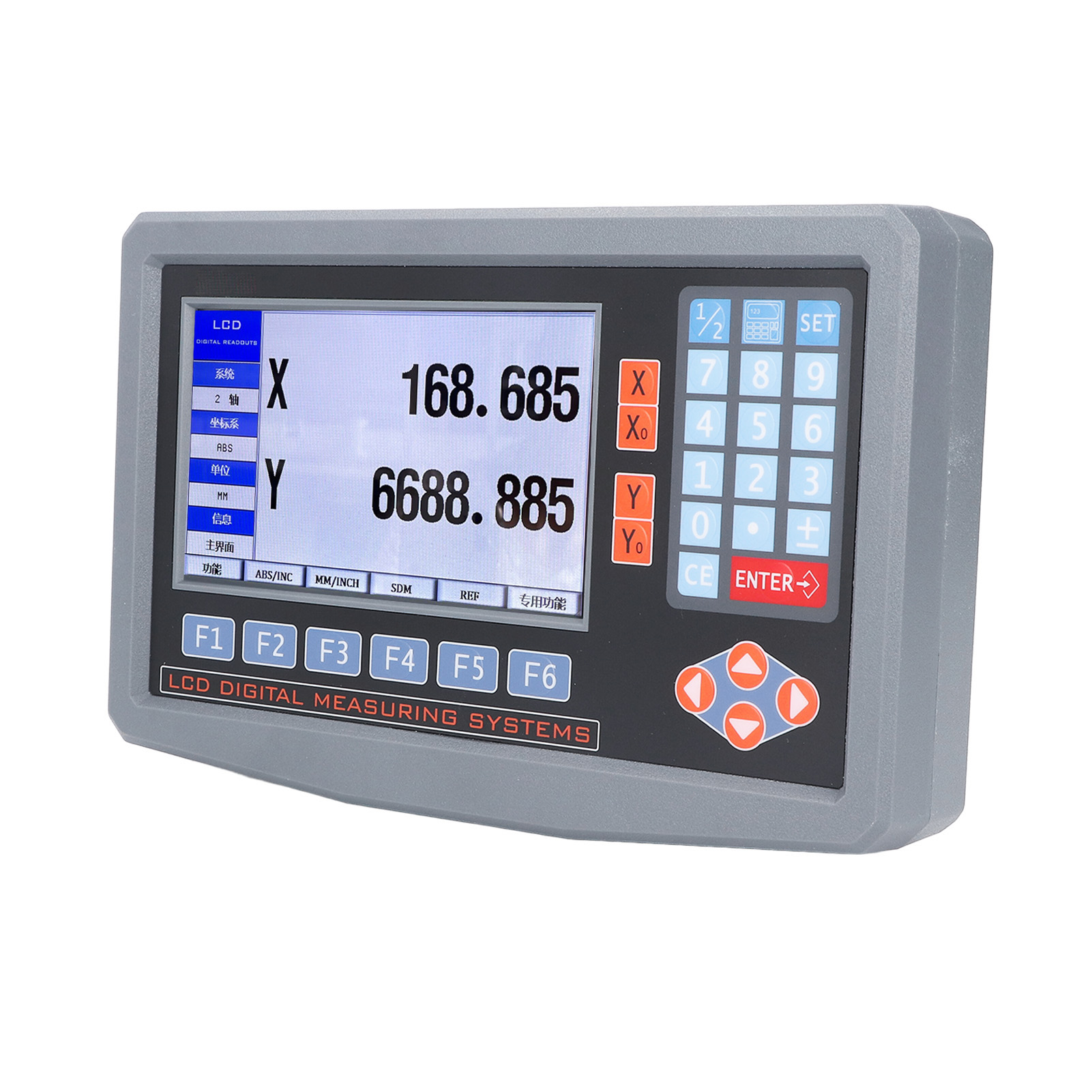Große Lcd-anzeige, Digitale Rasteranzeige Für Fräsmaschinen Und Drehmaschinen, Eu-stecker 80–260 V