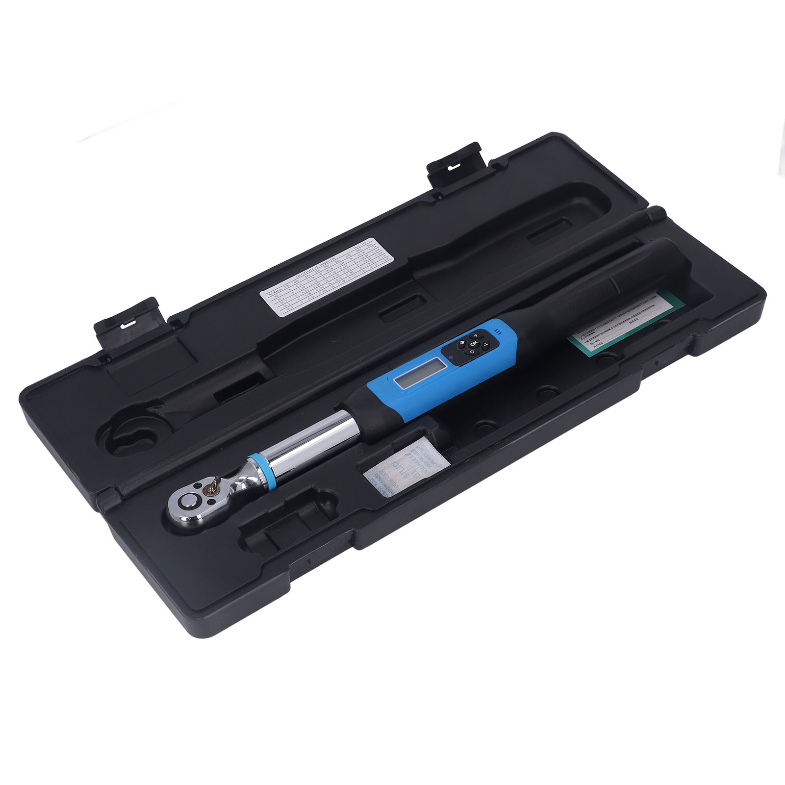 Digitaler Torsionsschlüssel 3/8 Zoll, 2-fach Verstellbar, 3 Modi, 4 Einheiten, Elektronischer Torsionsschlüssel