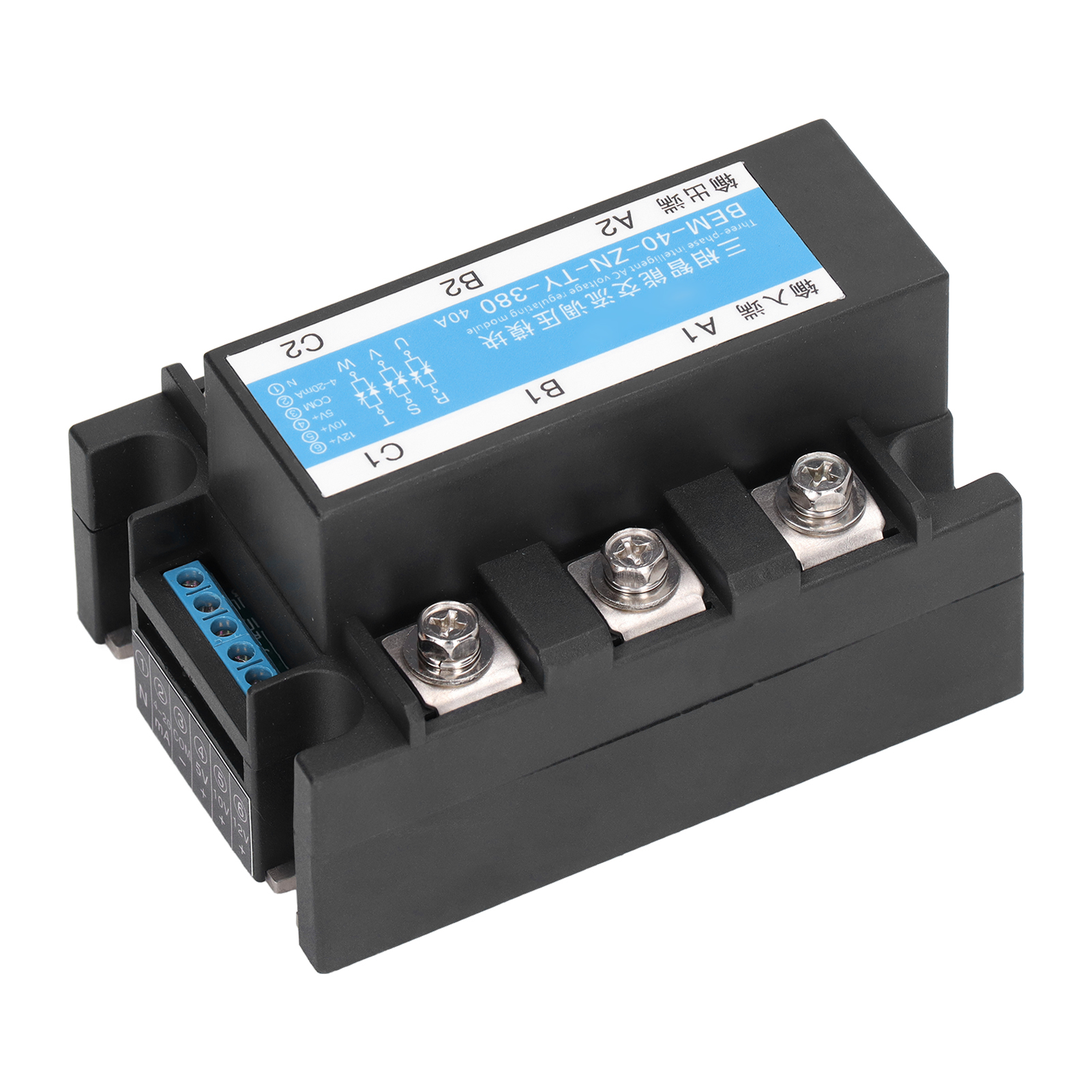 Berm 3-phasen-halbleiterrelais, 380 V Eingang, 380 V, 40 A Ausgang, Intelligentes Wechselspannungsreglermodul