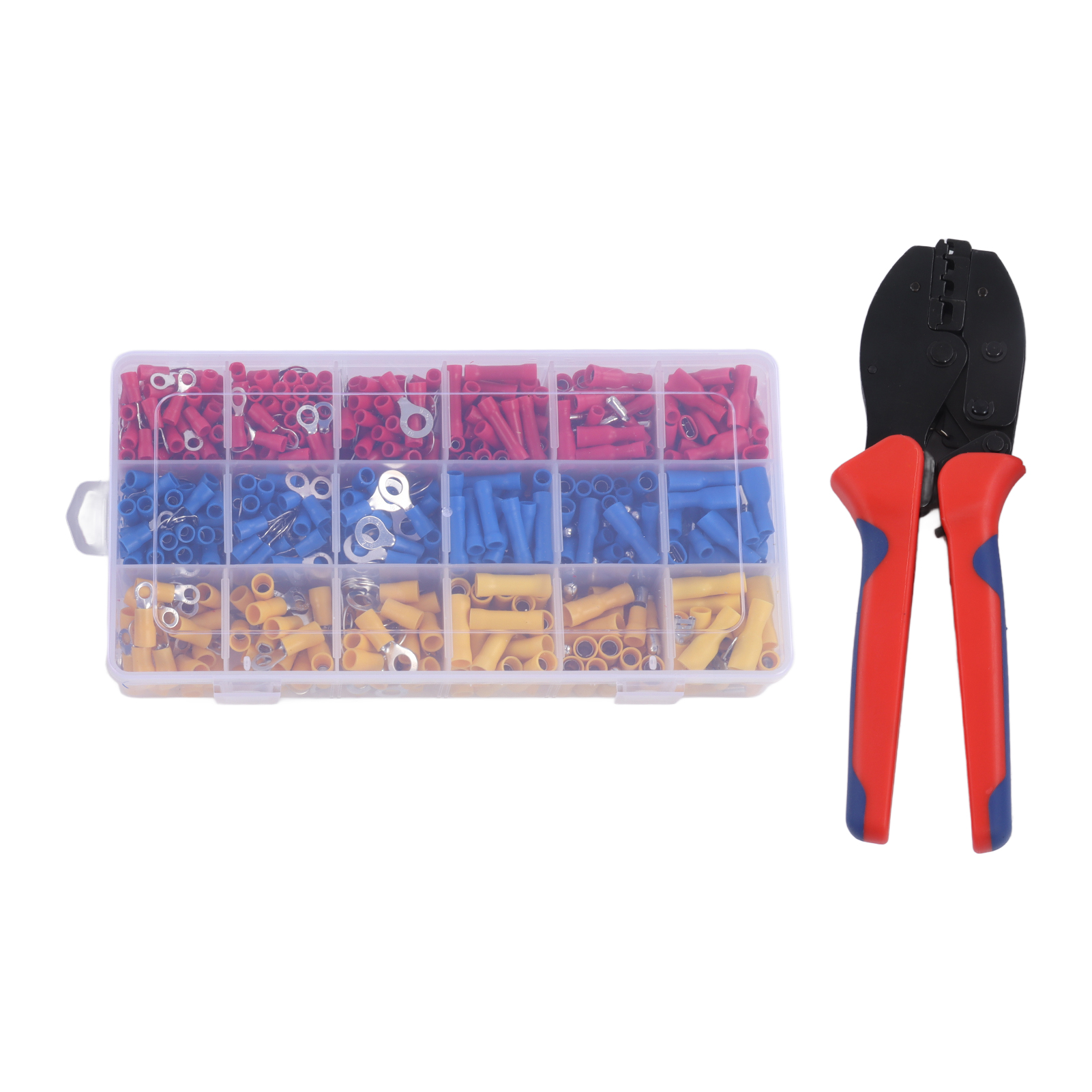 Crimpzangen-set Mit Kabelschuhen, 27 Verschiedene Flachstecker-sortiment Für 0,56 Mm Awg2210