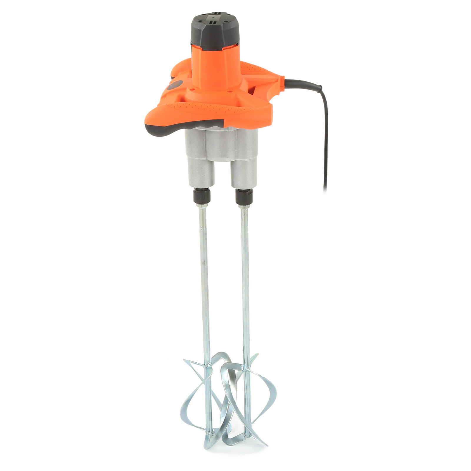 Elektrischer Doppelstab-handmischer Für Beton, 6 Geschwindigkeitsstufen, Stufenlos Regelbar, Tragbarer 2-stab-mischer Für Spachtelmasse Und Pulver, 220 V, Eu-stecker