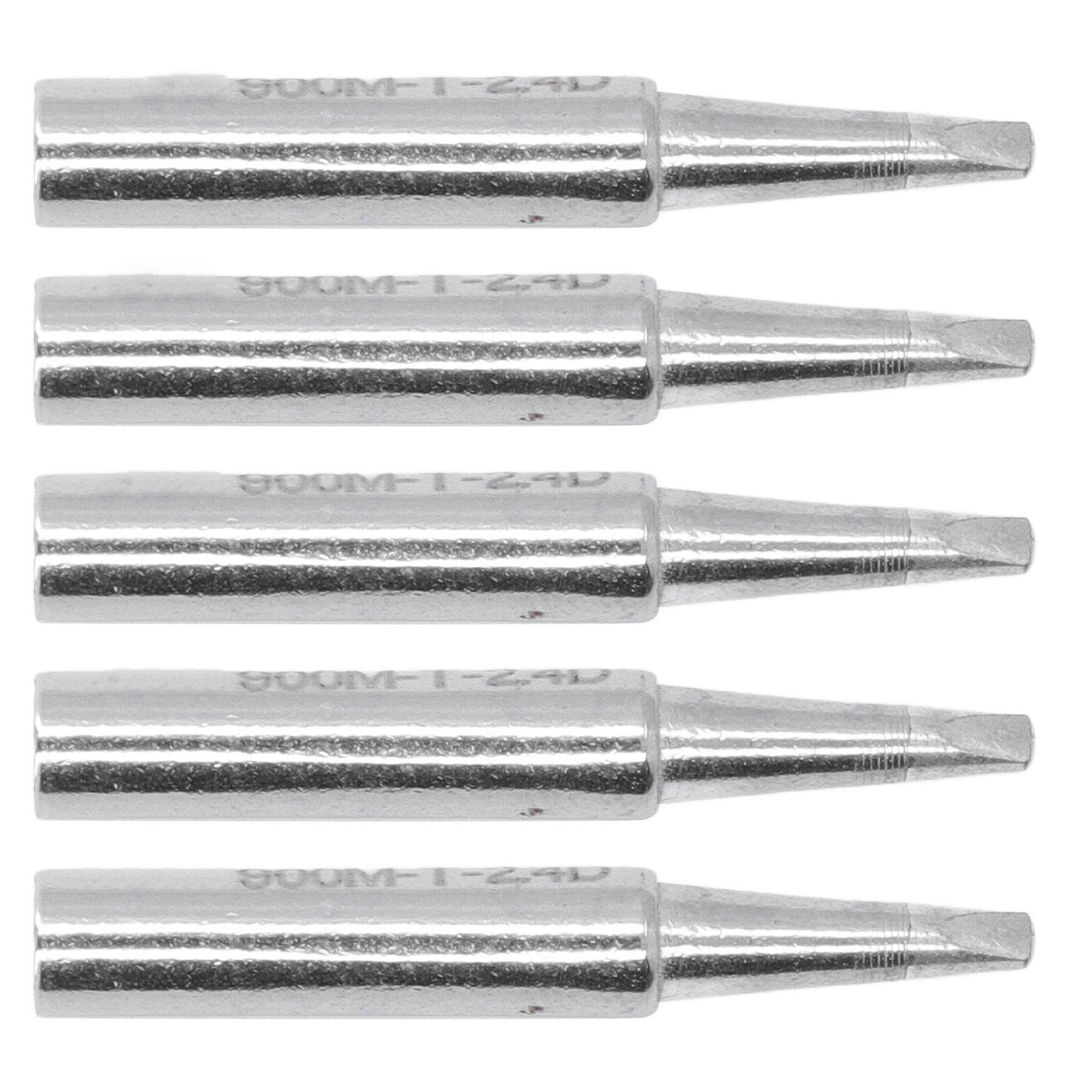 5-teiliges Lötspitzen-set Für Bga-stationen, Kupfer-schweißkopf, Hardware Der Serie 900m, Flachtyp – 2,4d