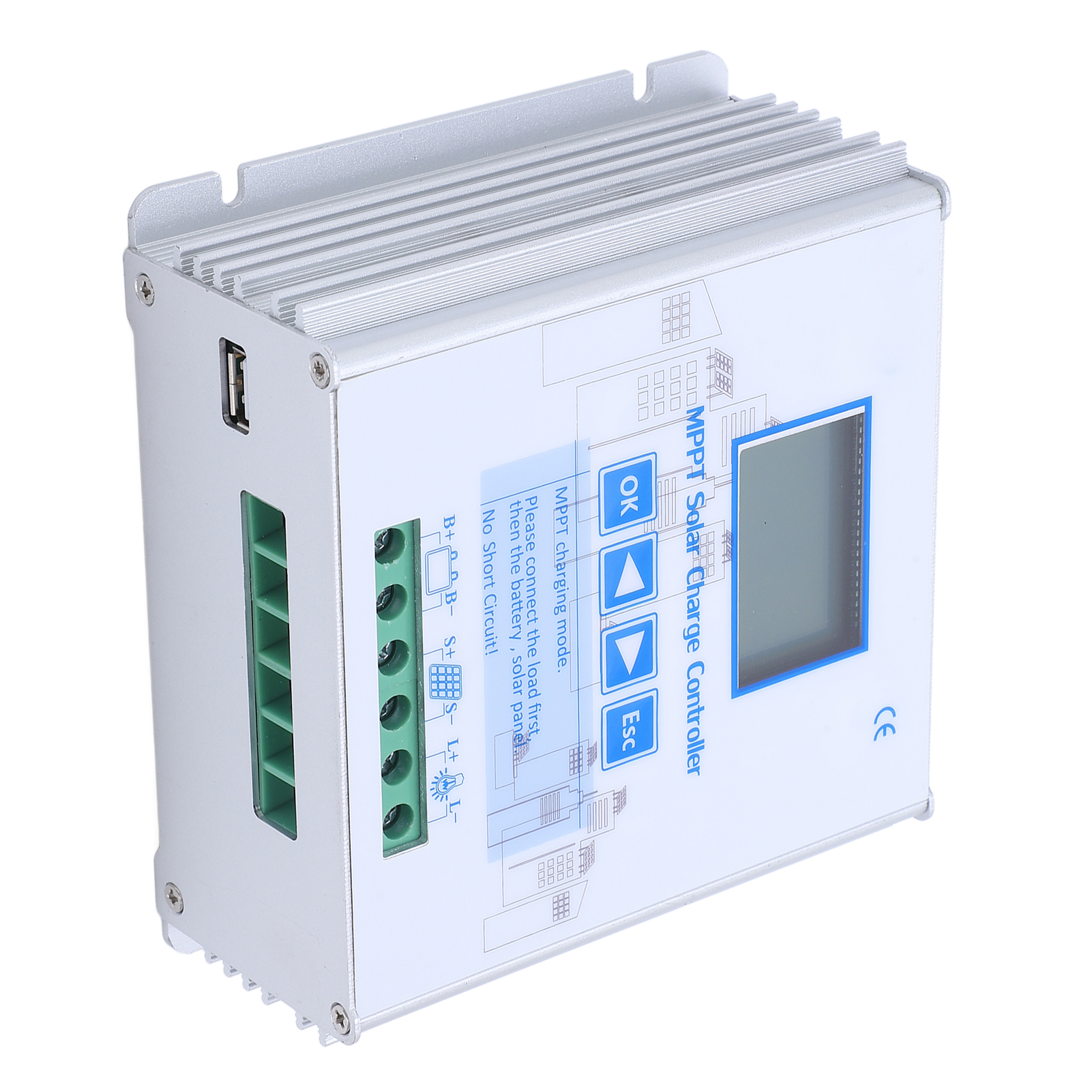 Mppt-solar-laderegler Mit Effizientem Mehrfachschutz Und Spannungsstabilisierung (24 V/48 V, 20 A)